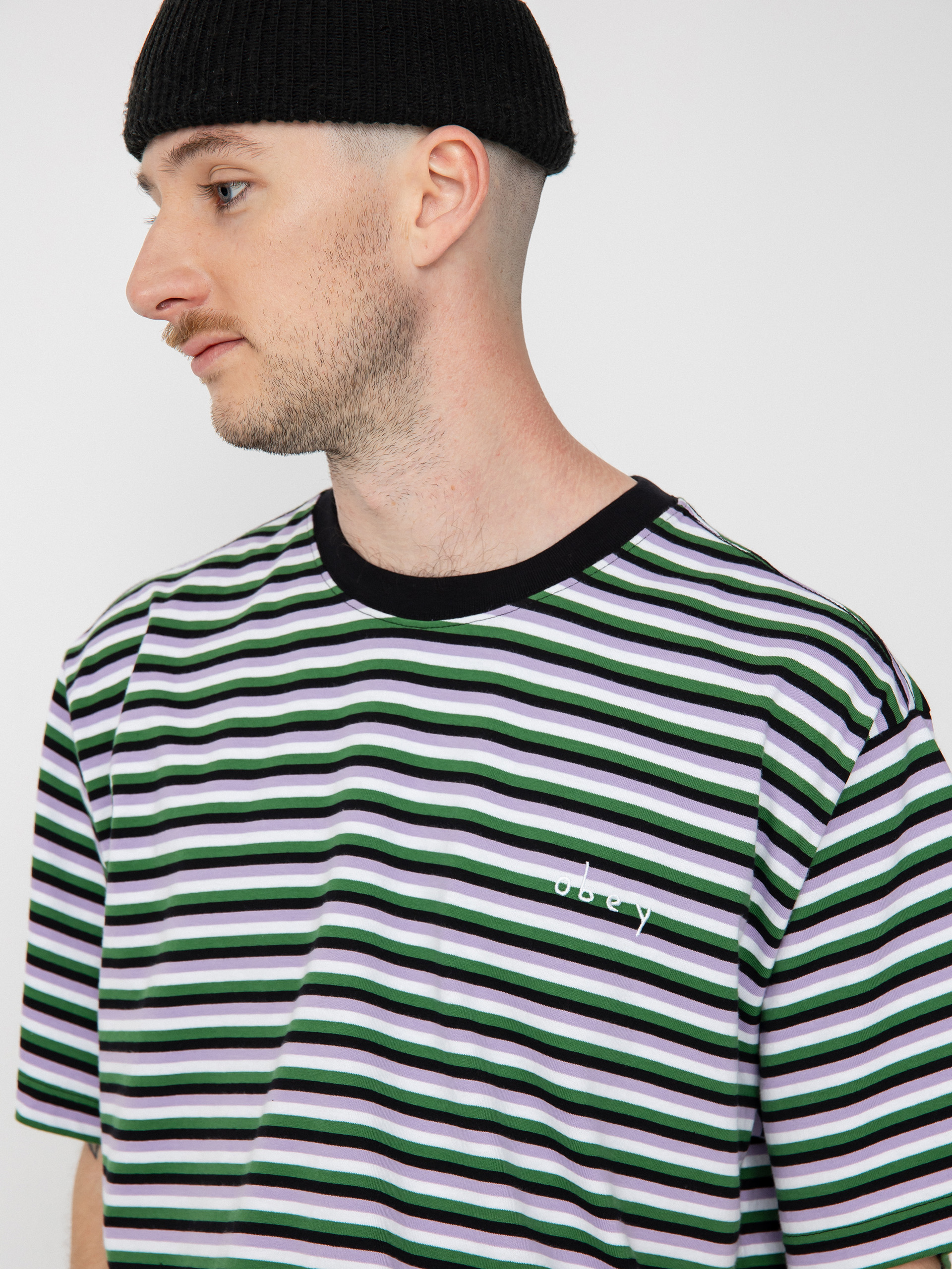 OBEY Tribute póló (black multi)