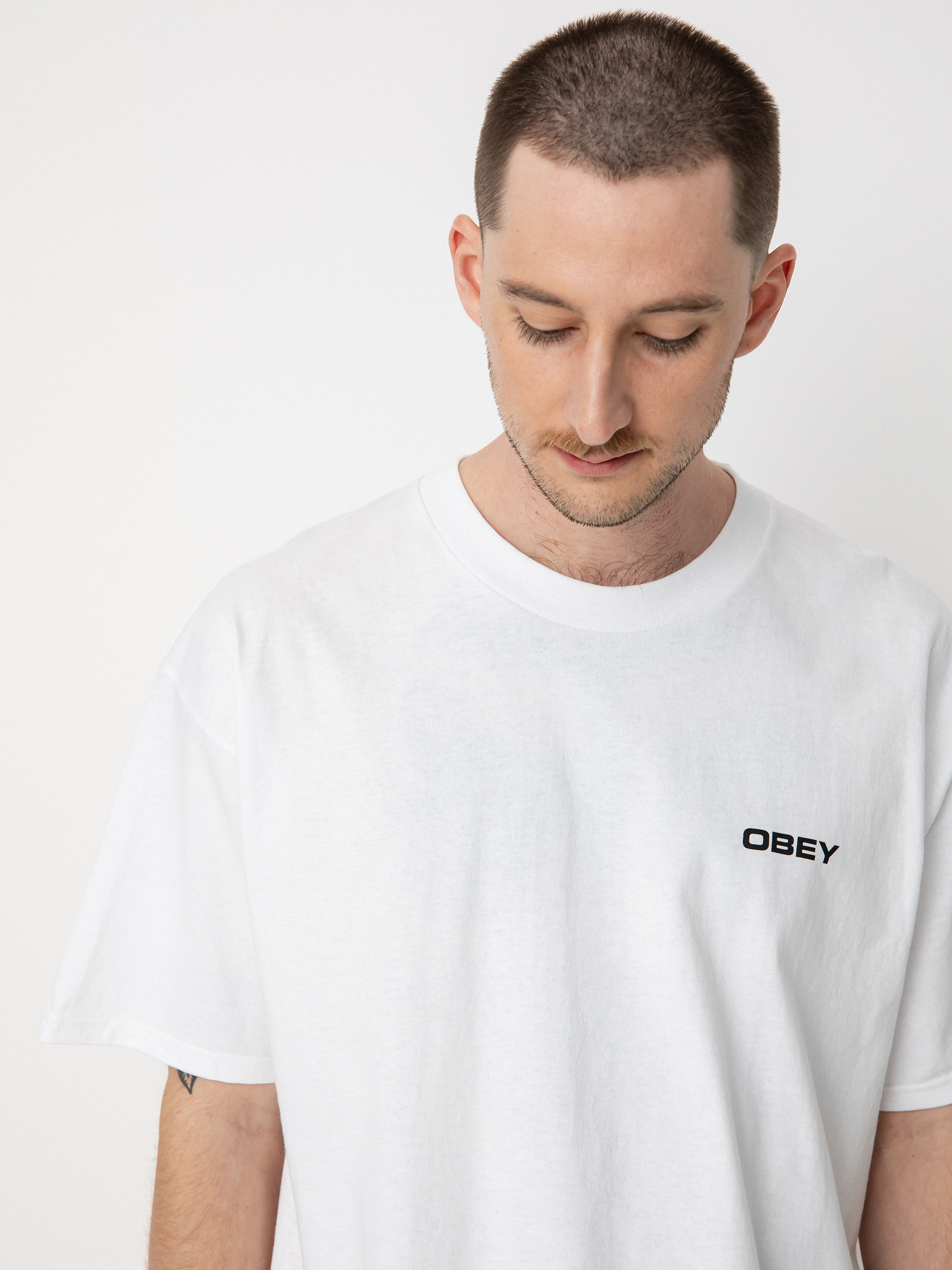 OBEY Worldwide Dissent póló (white)