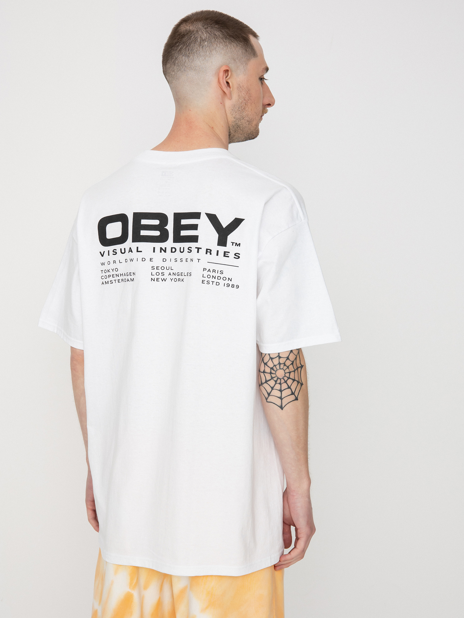 OBEY Worldwide Dissent póló (white)