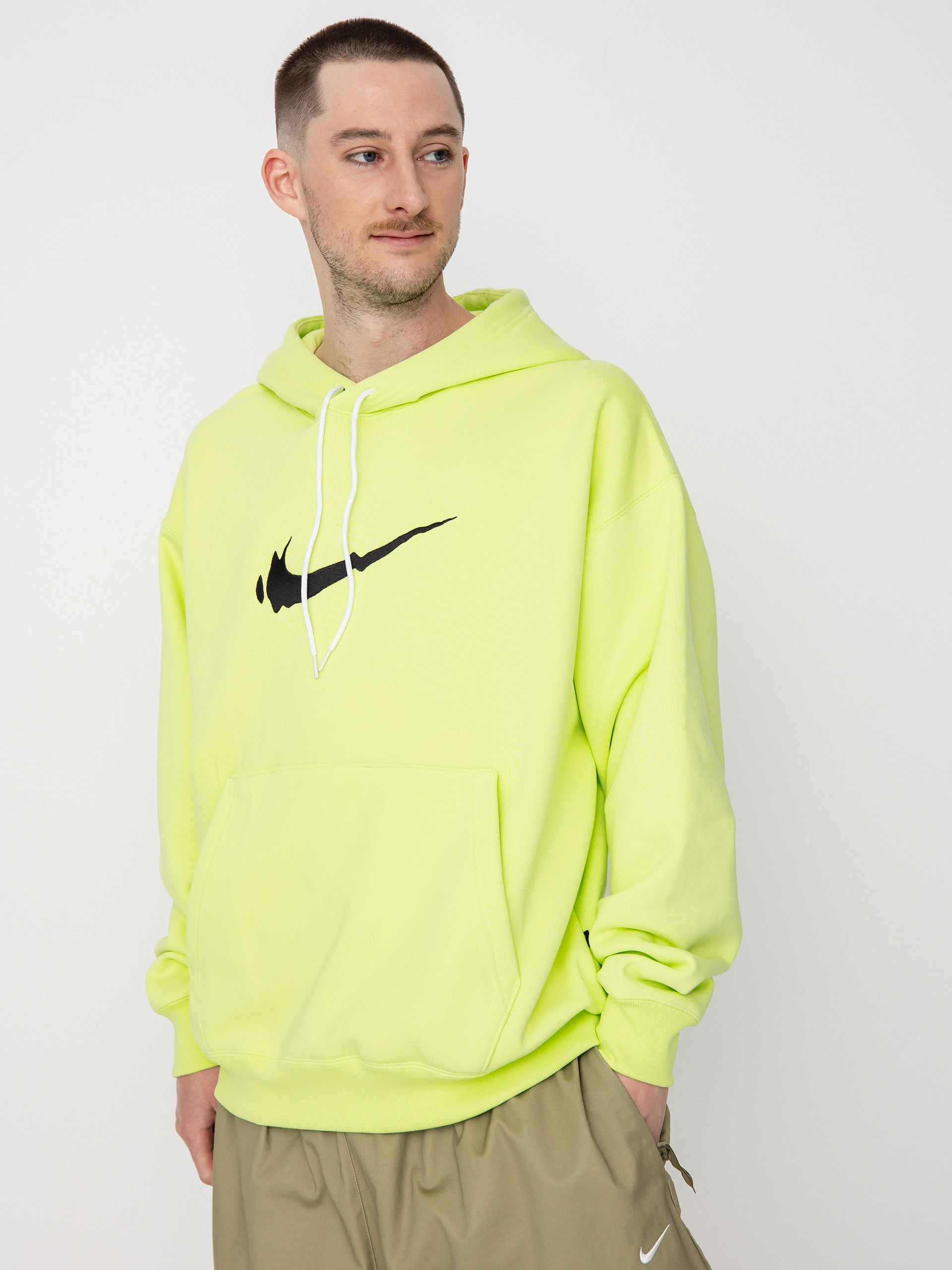 Nike SB Copyshop Swoosh HD Kapucnis pulóver (lt lemon twist)