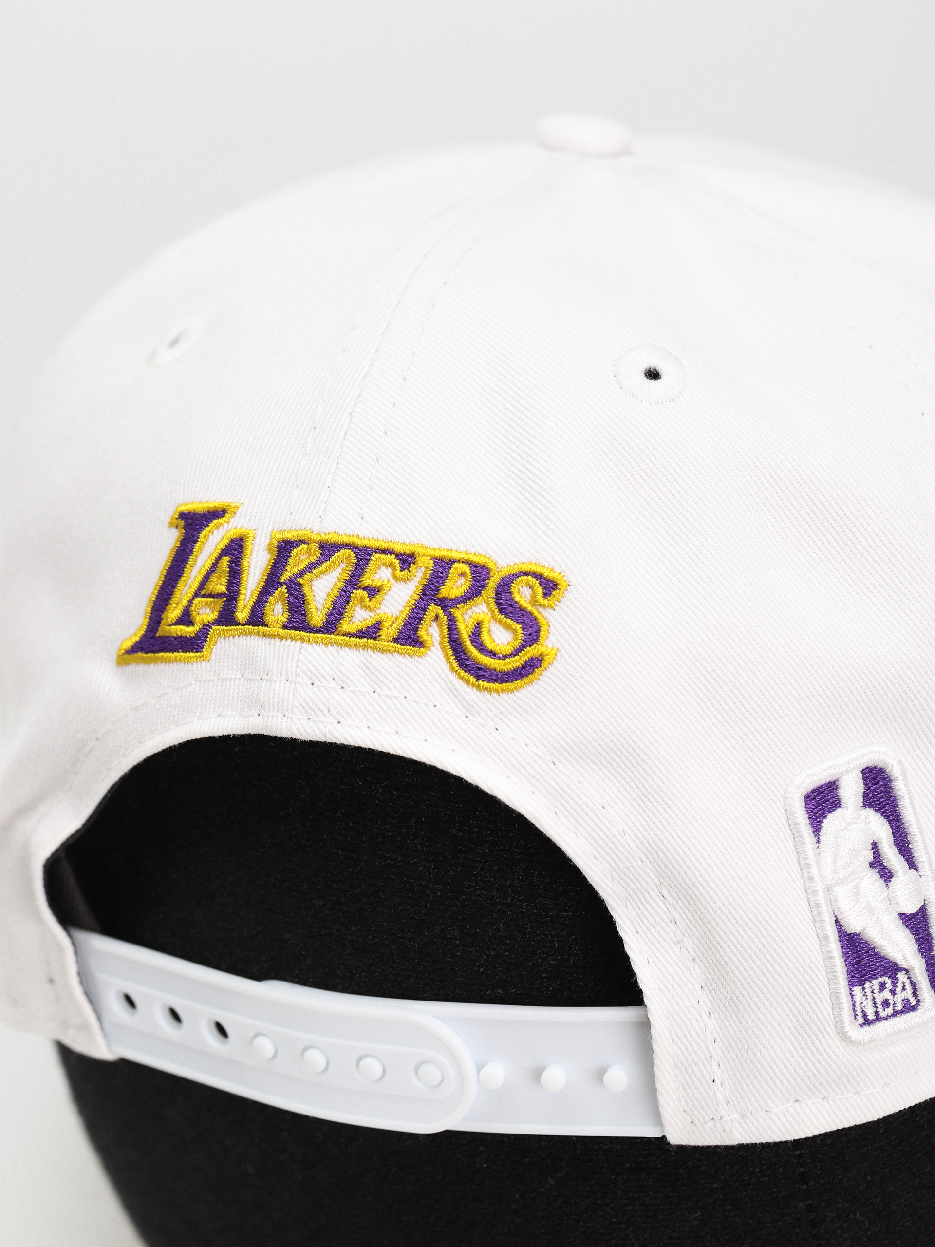 New Era White Crown Team 9Fifty Los Angeles Lakers Baseball sapka (white/purple)
