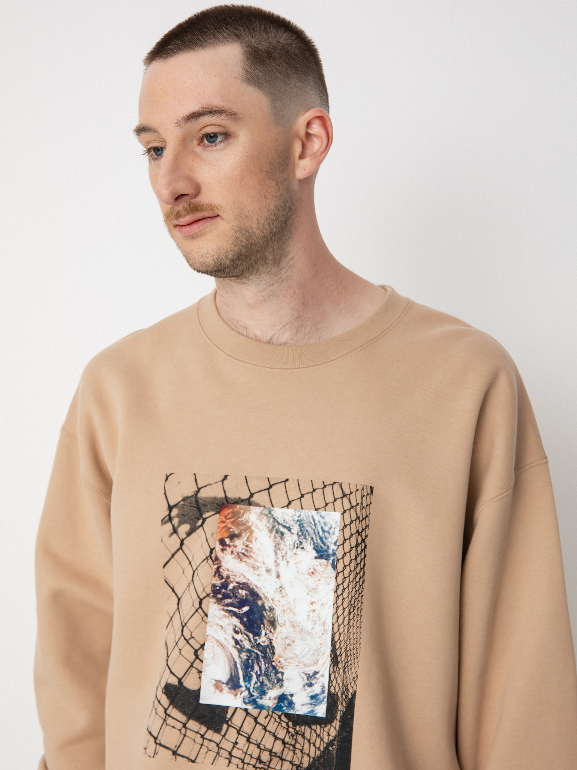 Nike SB Crew City Border Pulóver (hemp)