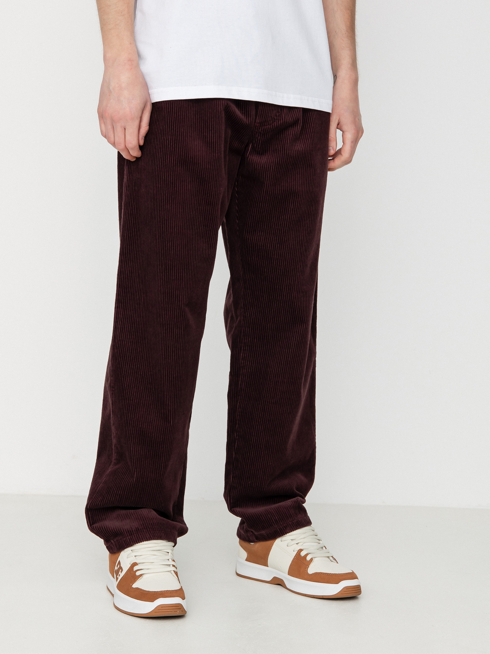 Malita Cord Log Elastic Kisnadrág (plum)