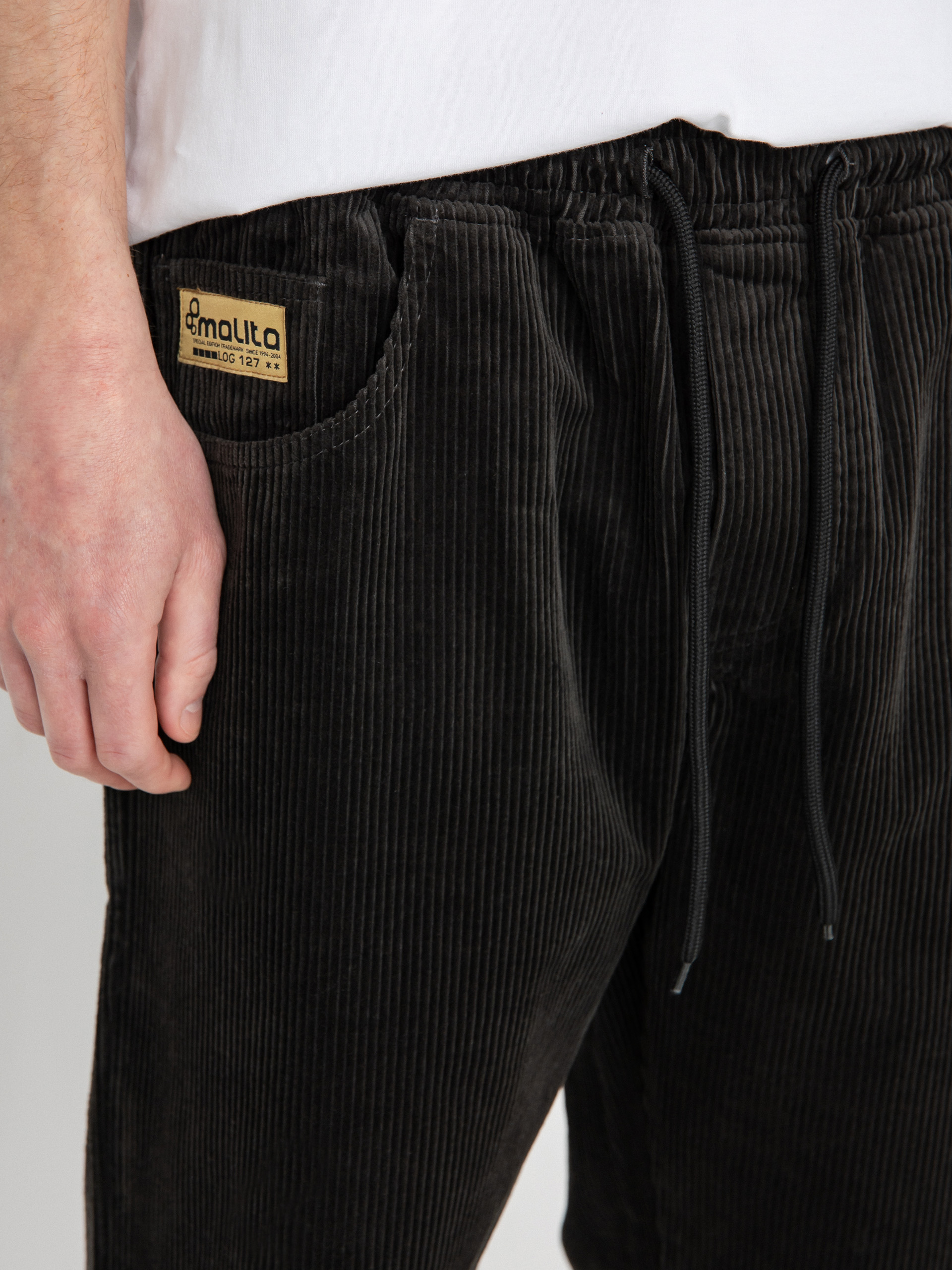 Malita Cord Log Elastic Kisnadrág (graphite)