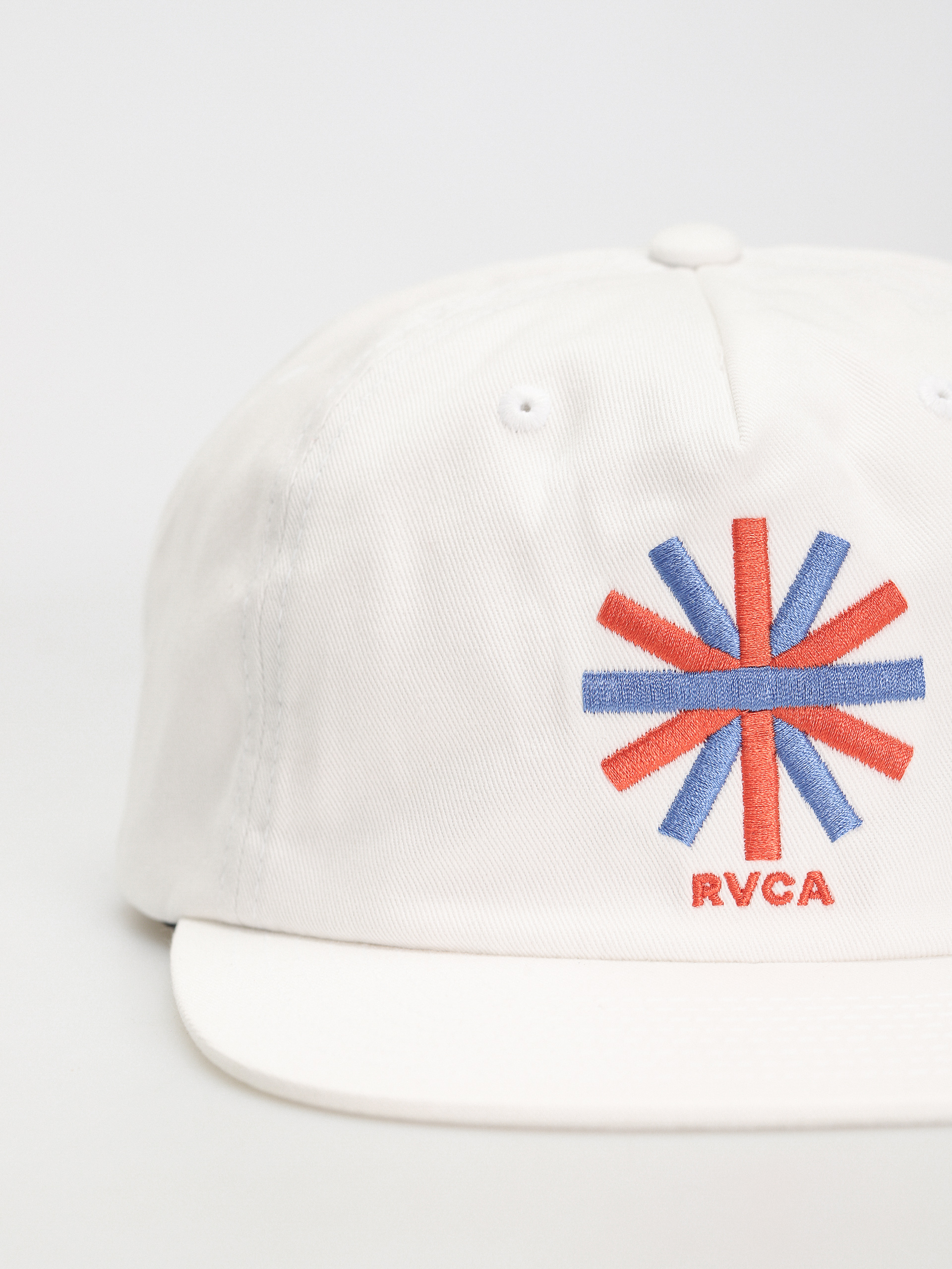 RVCA Jesse Brown Asterisk Snapback Baseball sapka (white)