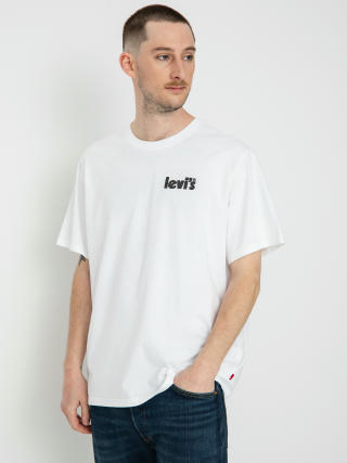 Levi's® Relaxed Fit Poster póló (white graphic)
