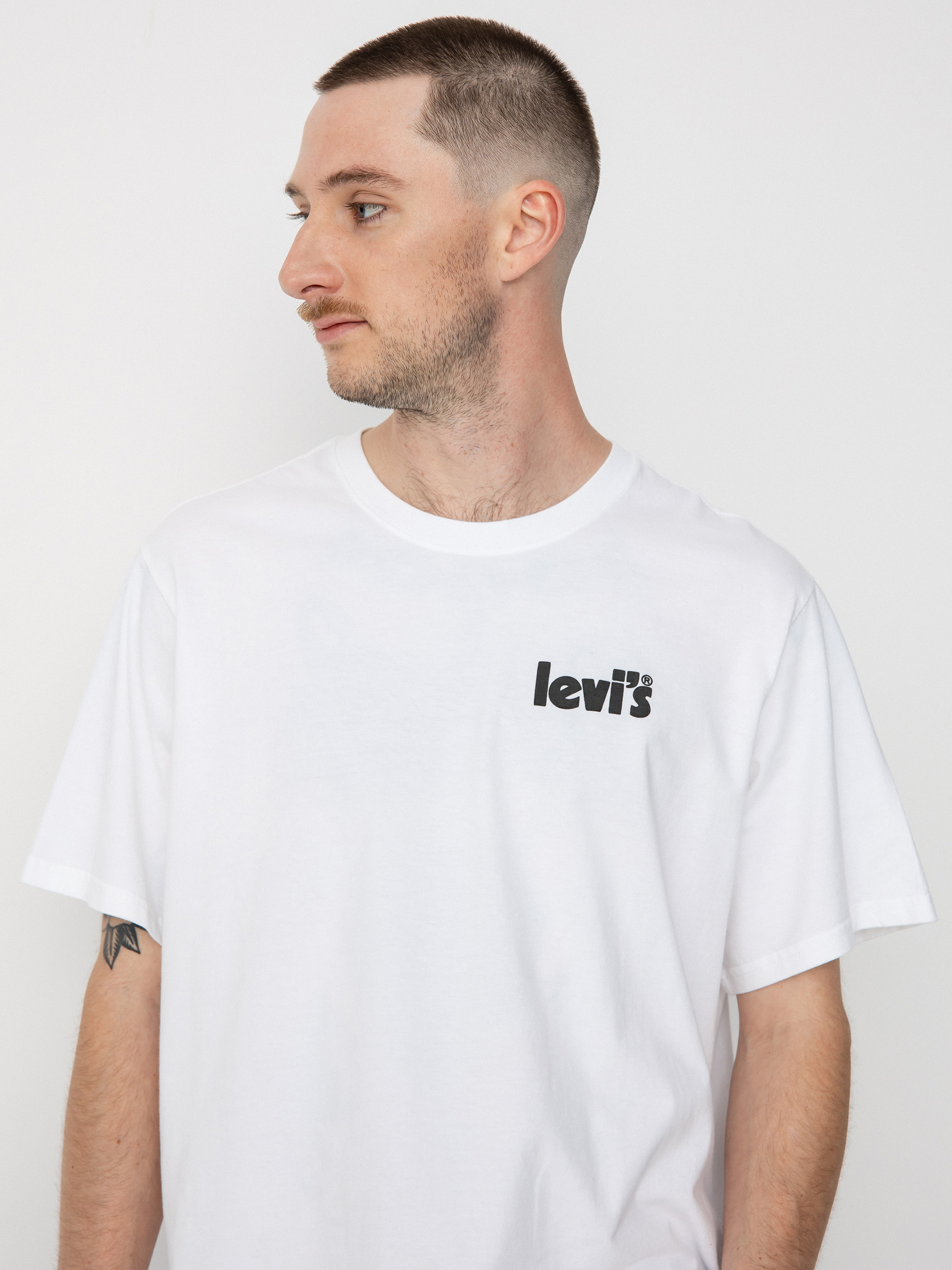 Levi's® Relaxed Fit Poster póló (white graphic)