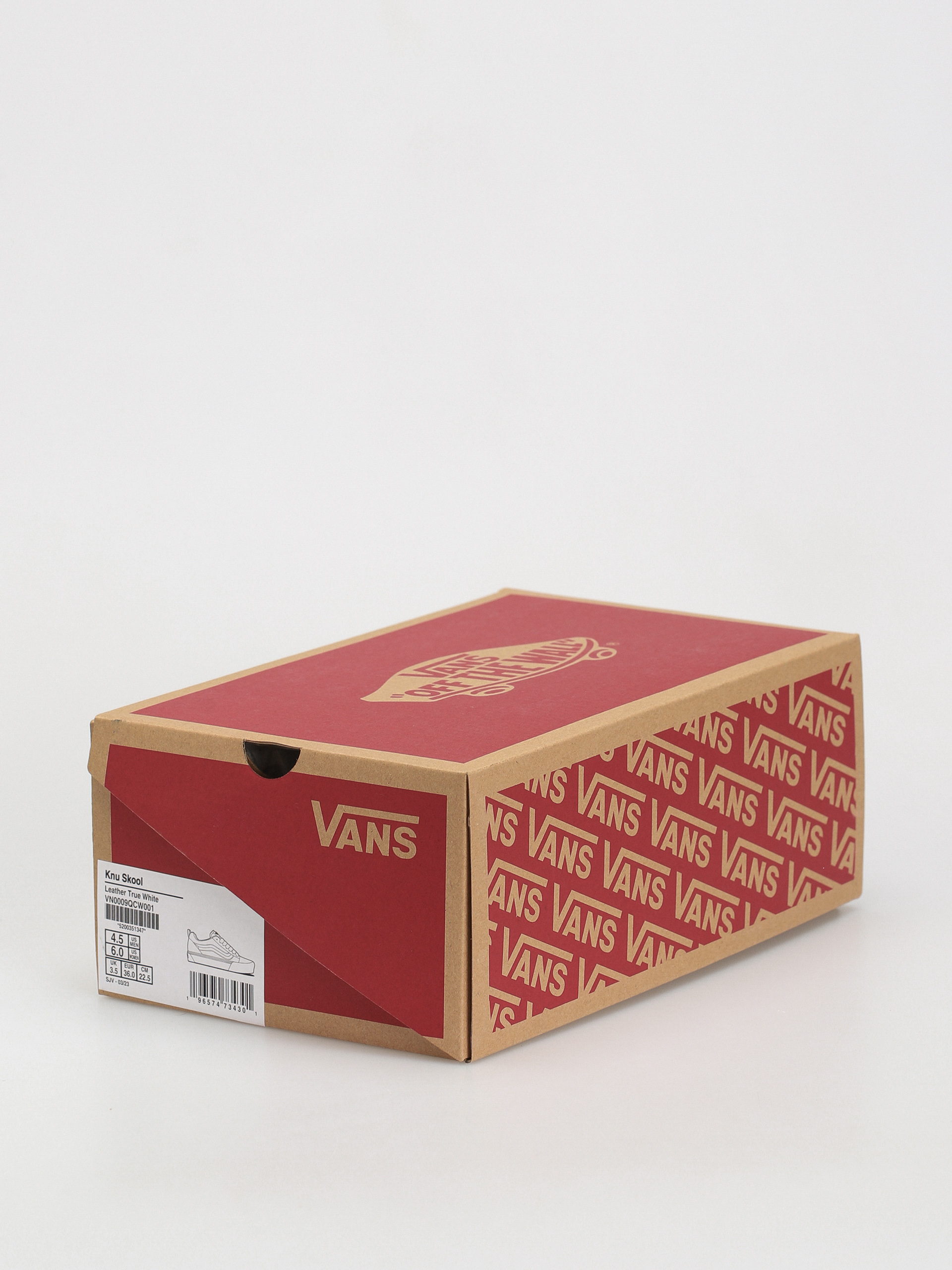 Vans Knu Skool Cipők (leather true white)