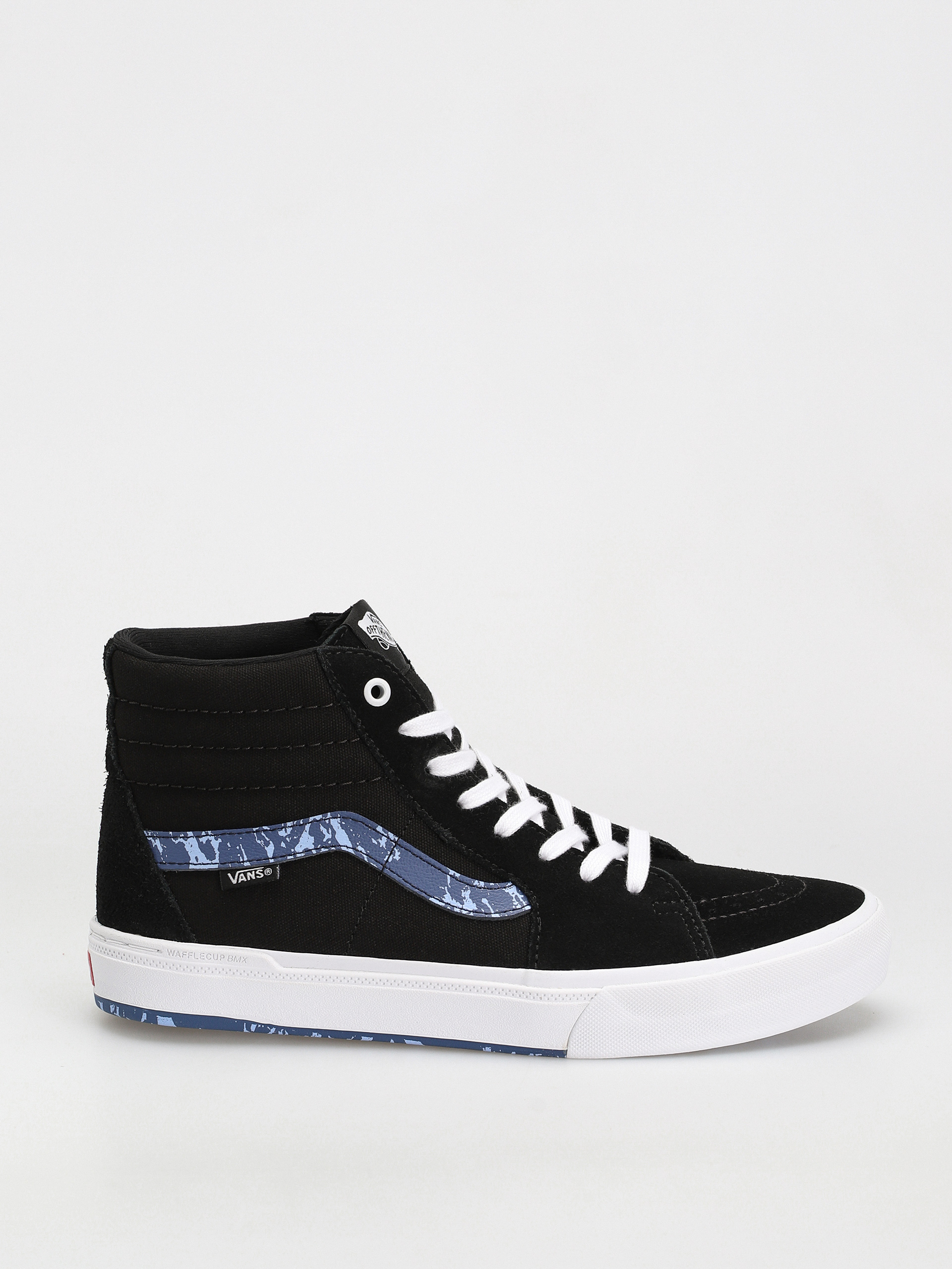 Vans Bmx Sk8 Hi Cipők (marble black/white/blue)