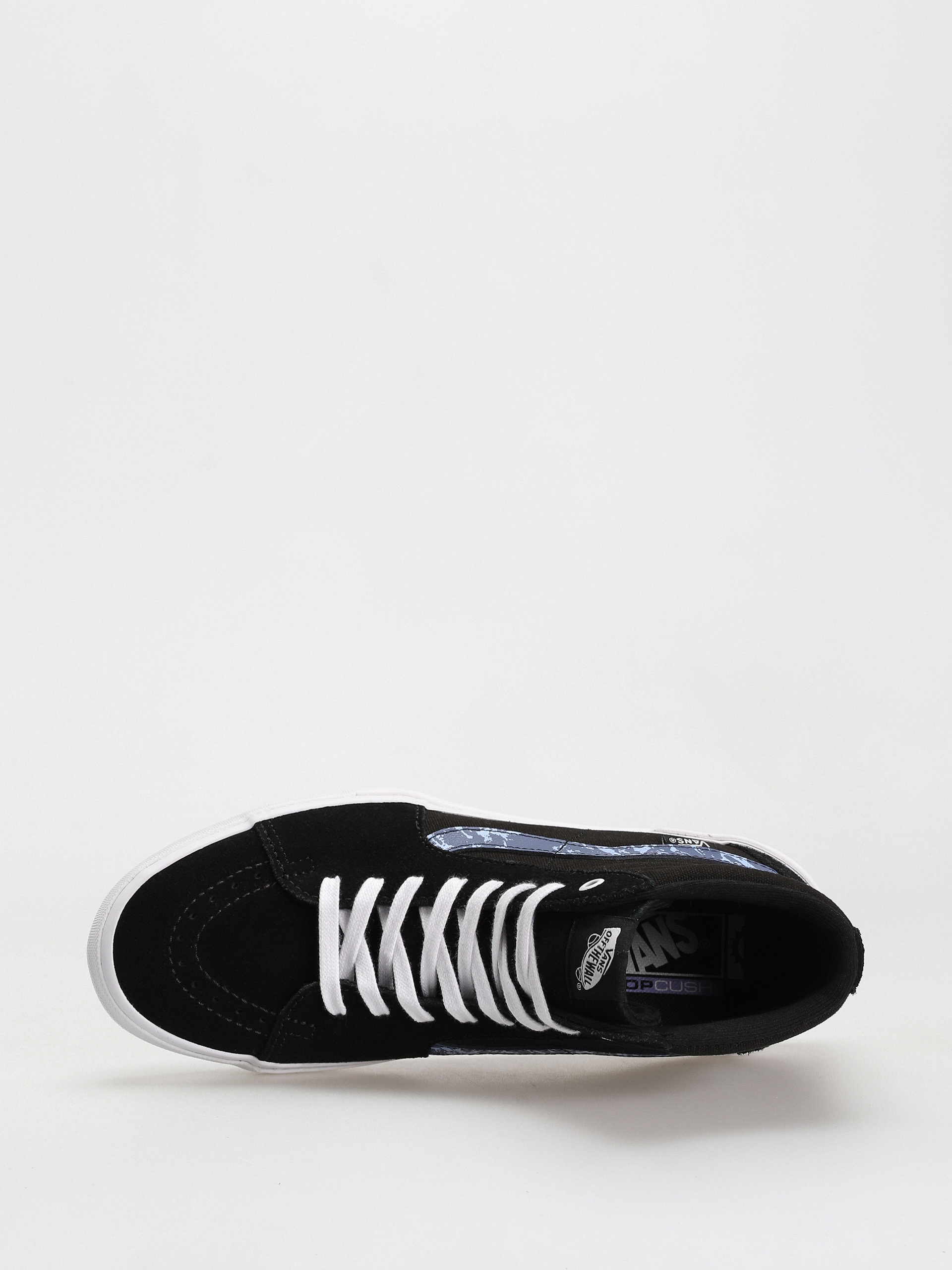 Vans Bmx Sk8 Hi Cipők (marble black/white/blue)