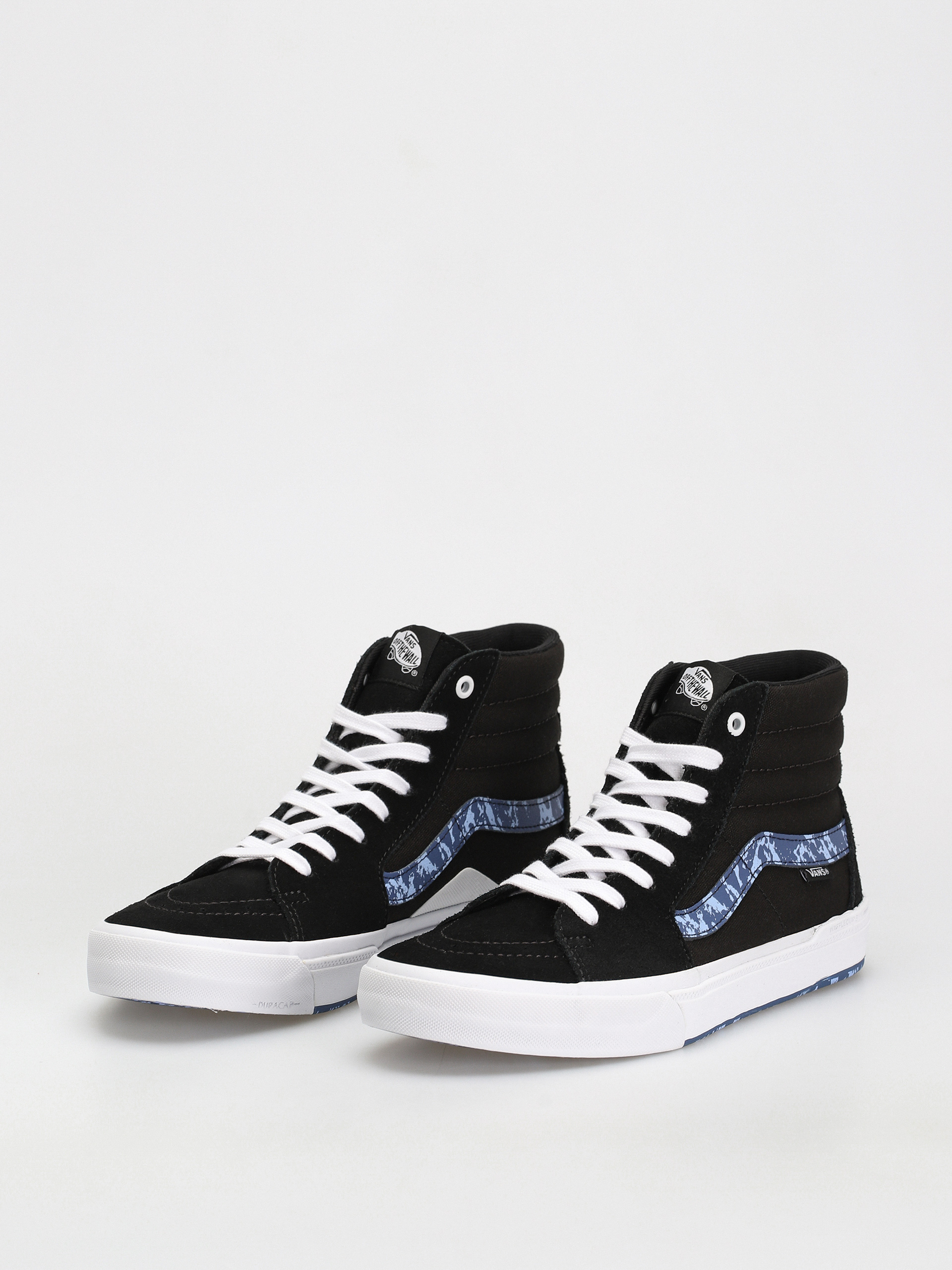 Vans Bmx Sk8 Hi Cipők (marble black/white/blue)