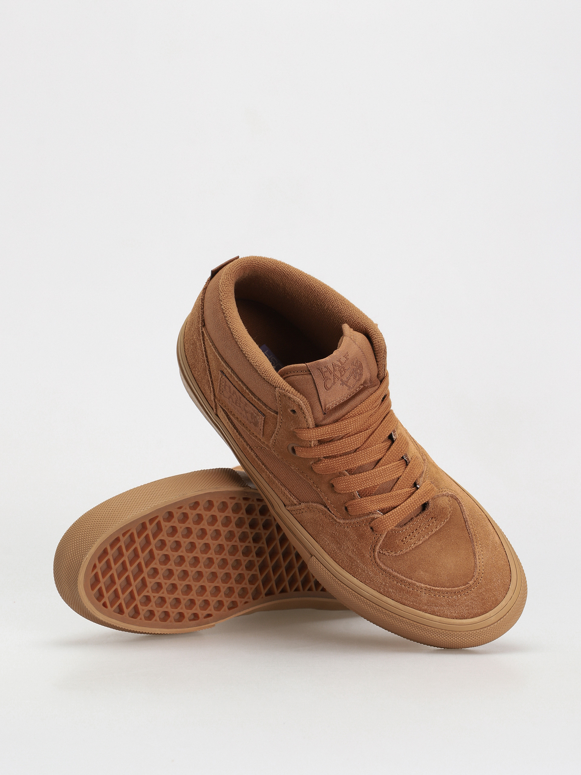 Vans Skate Half Cab Cipők (brown/gum)