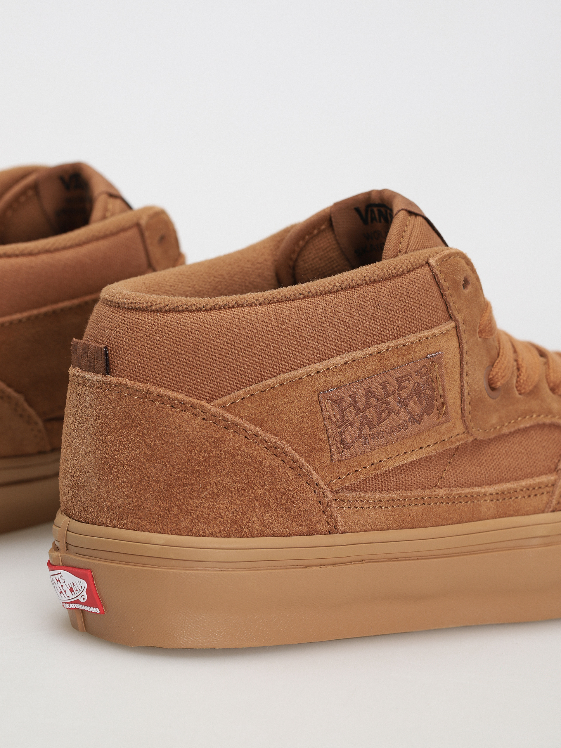 Vans Skate Half Cab Cipők (brown/gum)