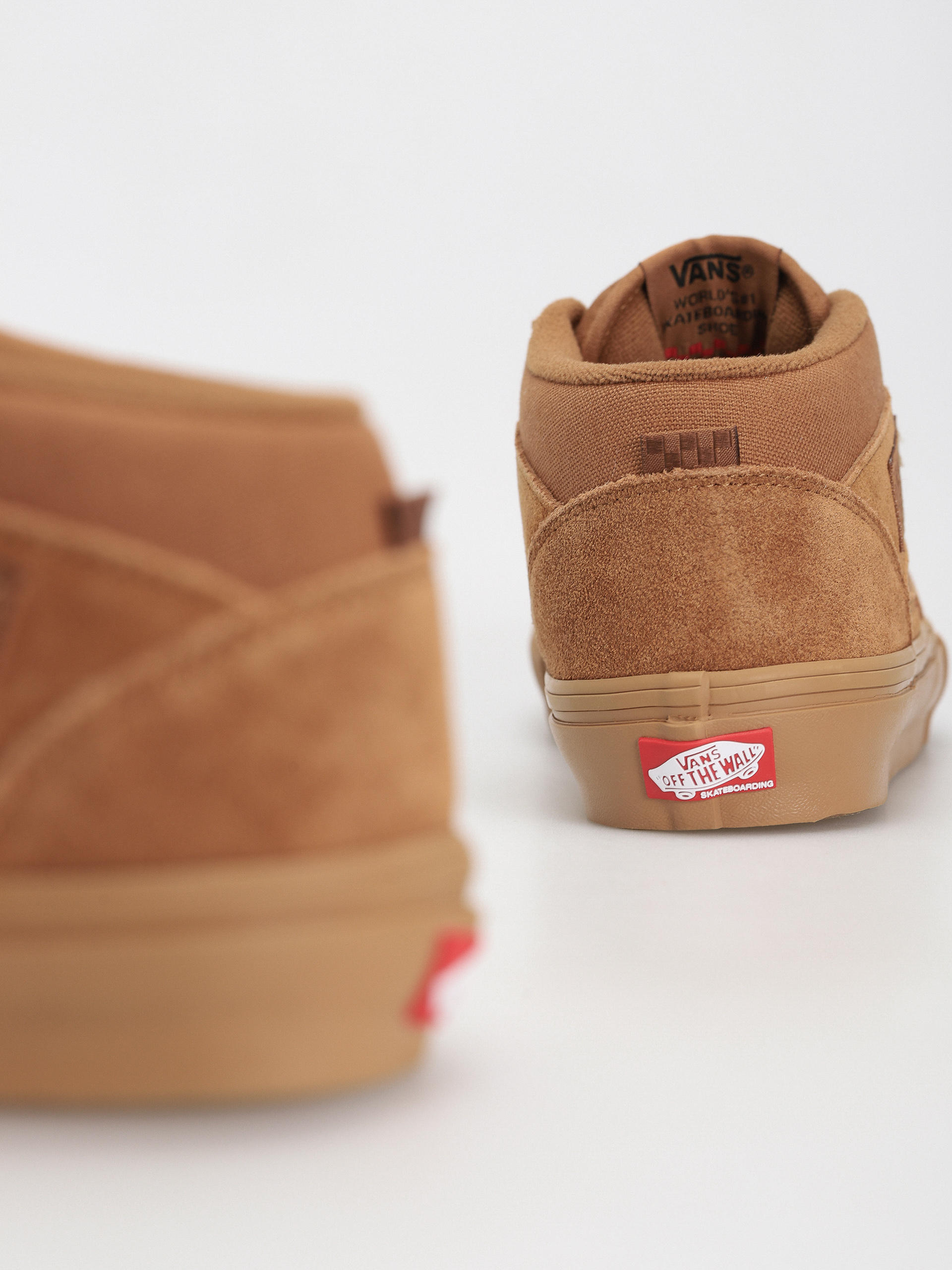 Vans Skate Half Cab Cipők (brown/gum)