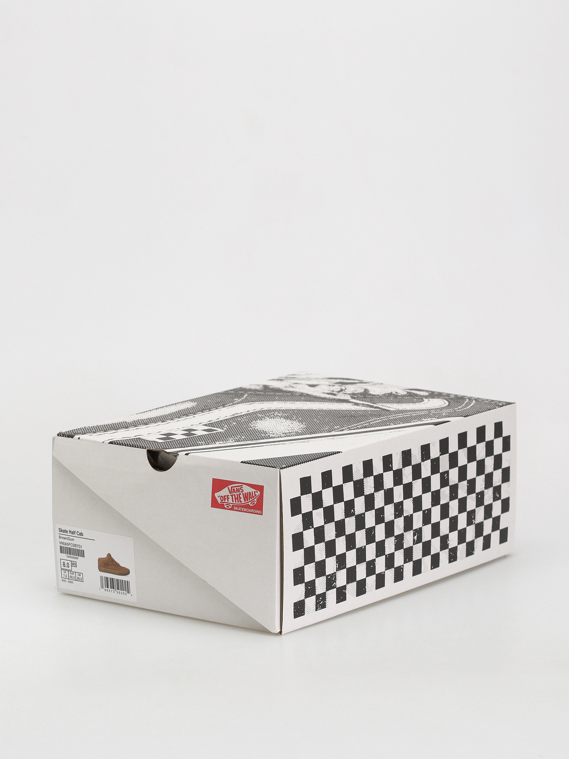 Vans Skate Half Cab Cipők (brown/gum)