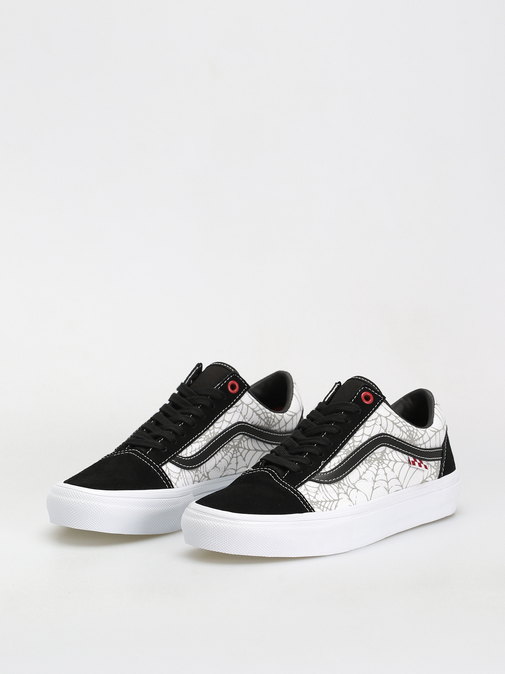 Vans Skate Old Skool Cipők (black widow spider black/white/red)