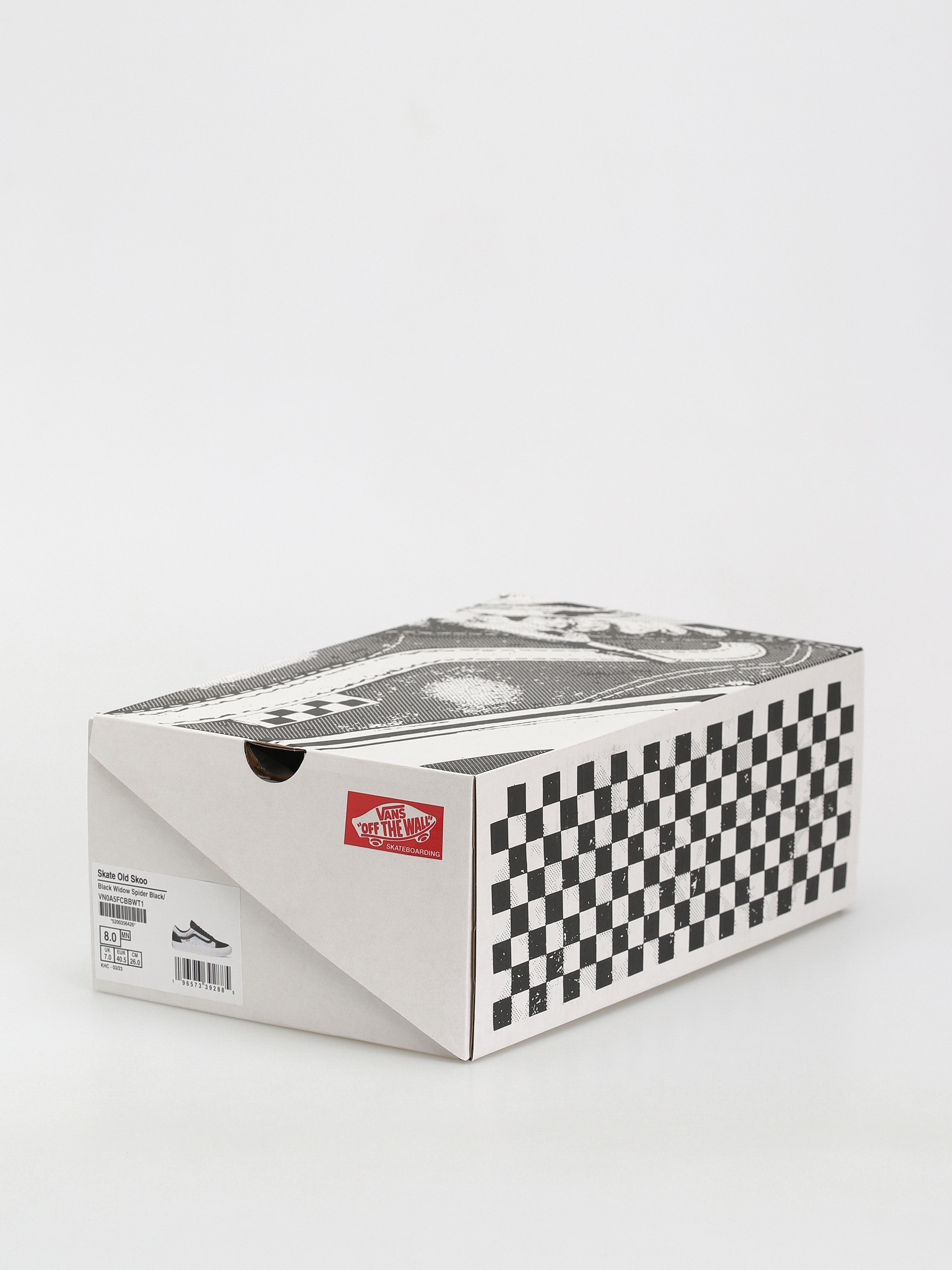 Vans Skate Old Skool Cipők (black widow spider black/white/red)