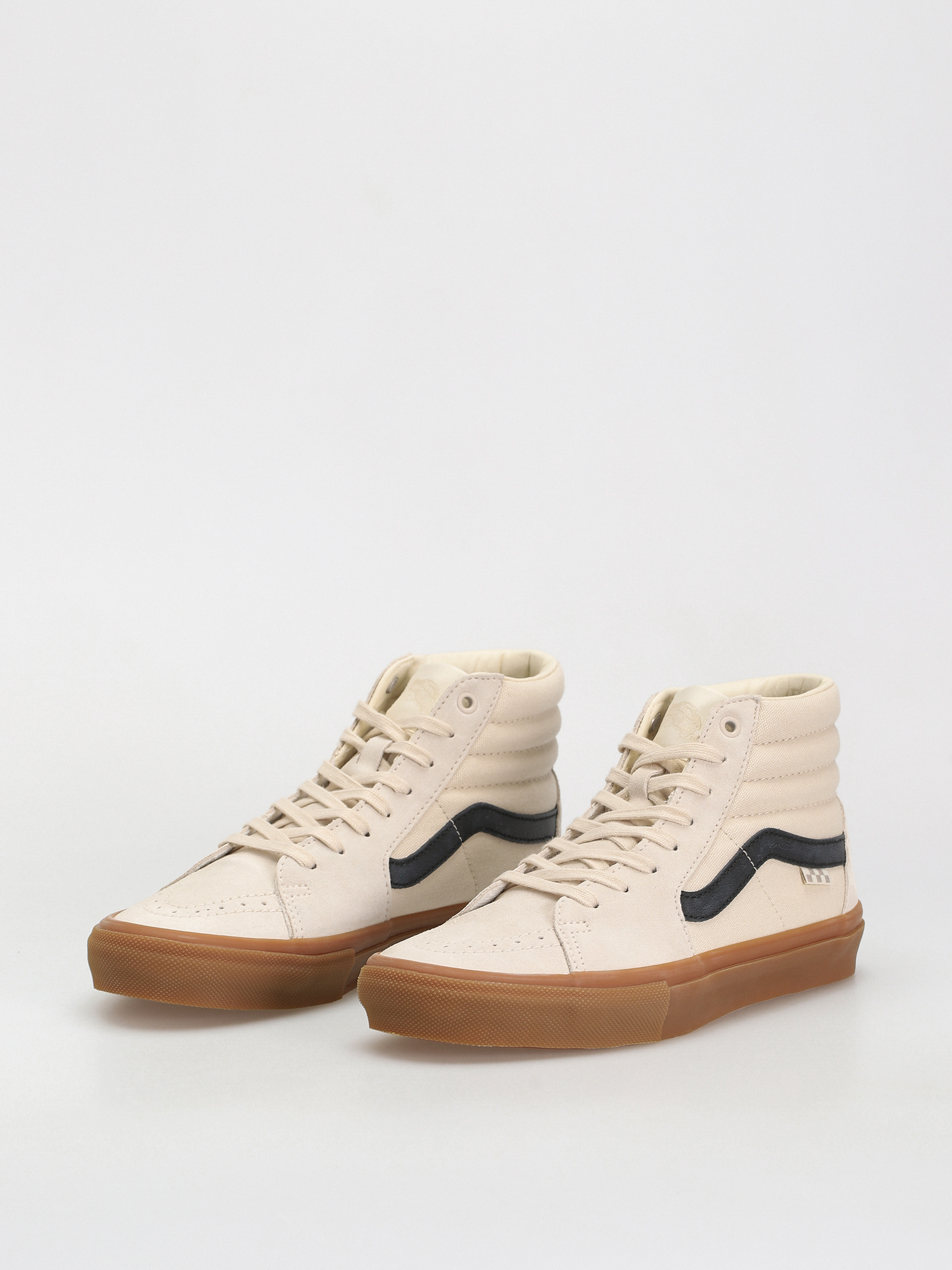 Vans Skate Sk8 Hi Cipők (birch/gum)