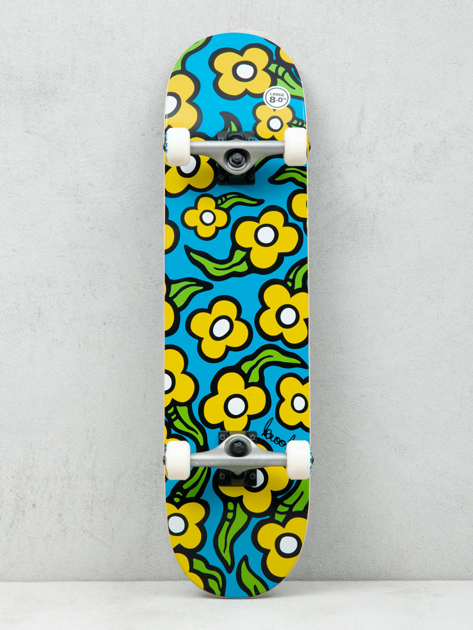 Krooked Wild Style Komplett gördeszka (blue/yellow/green)