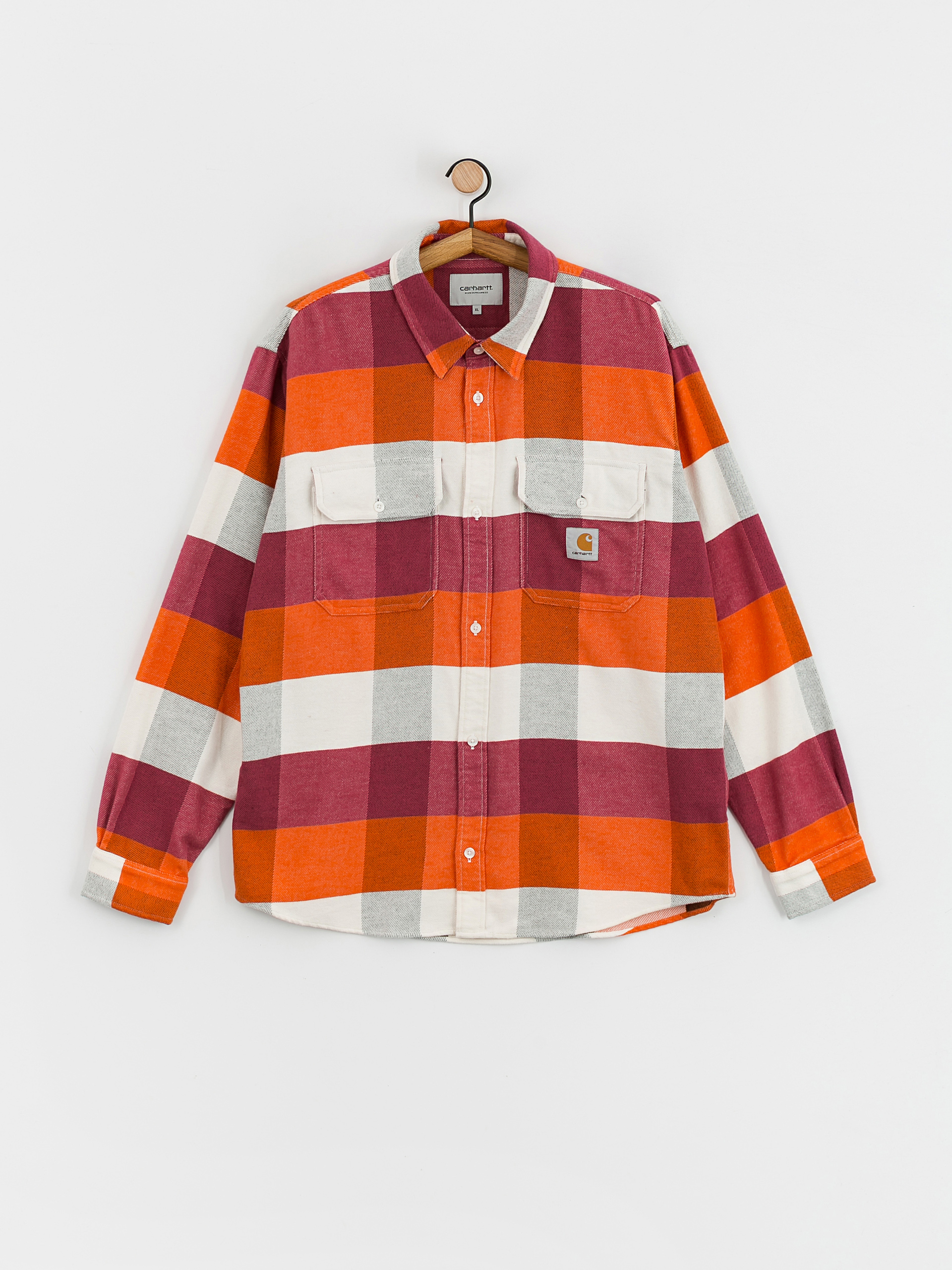 Carhartt WIP Lyman Ing (lyman check kumquat)