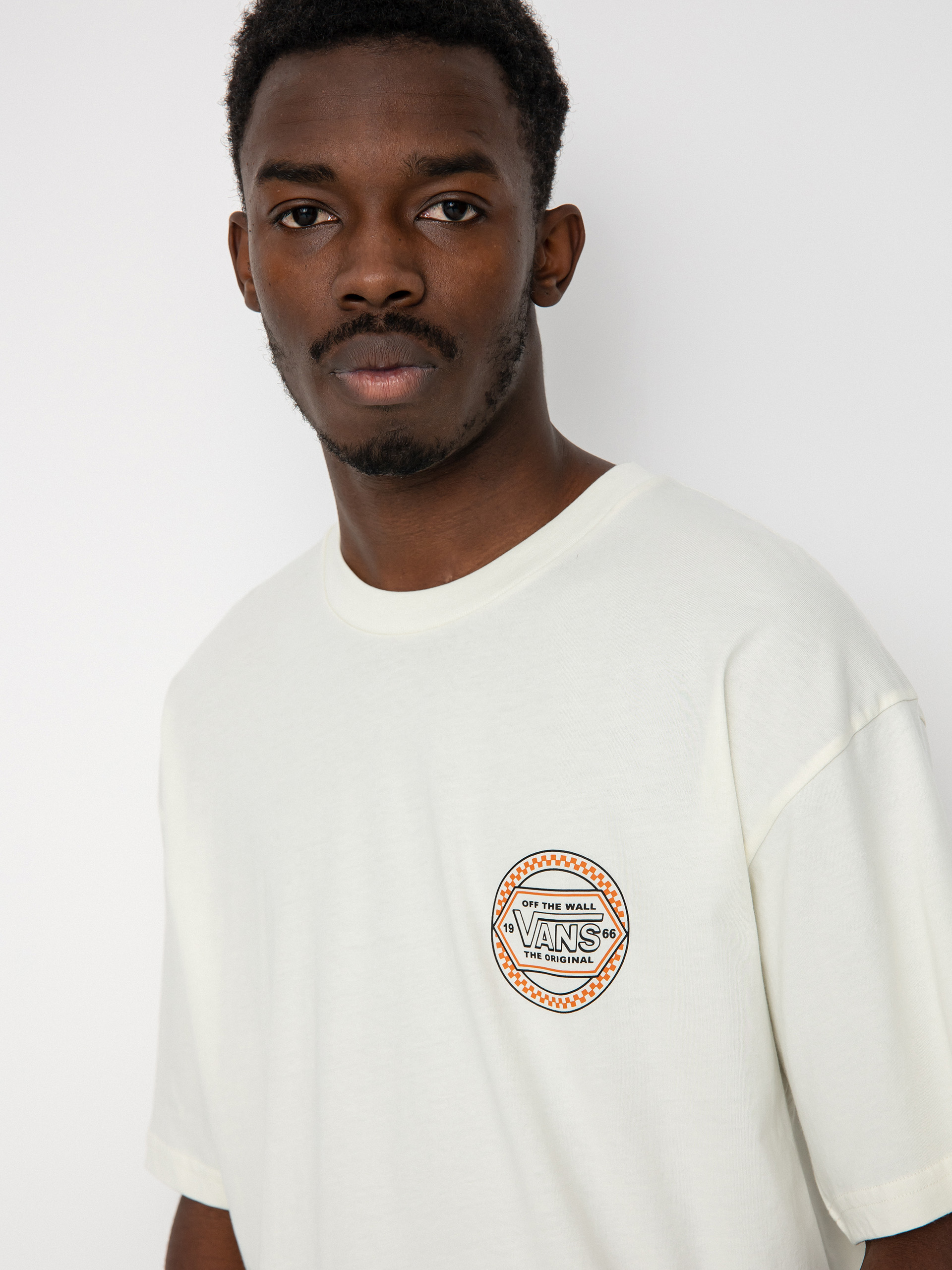 Vans Circle Checker Drop V póló (marshmallow)