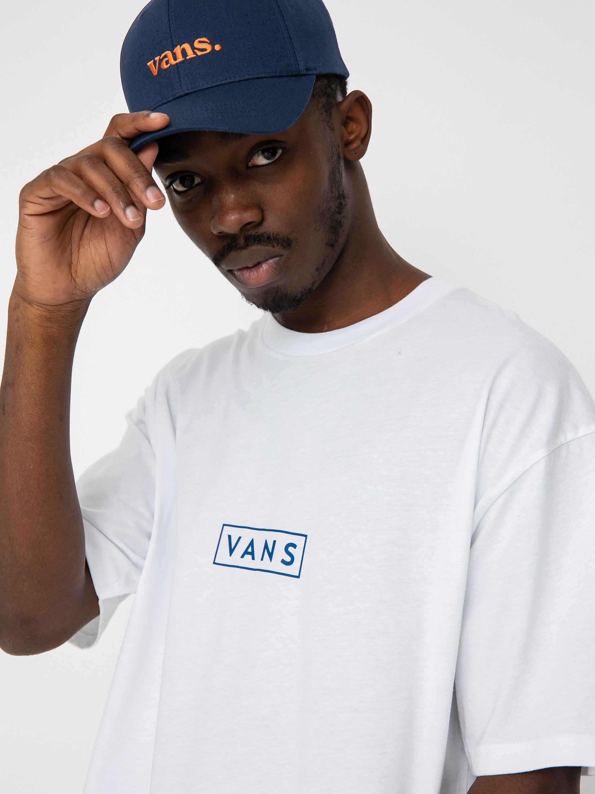 Vans Classic Easy Box póló (white/true blue)