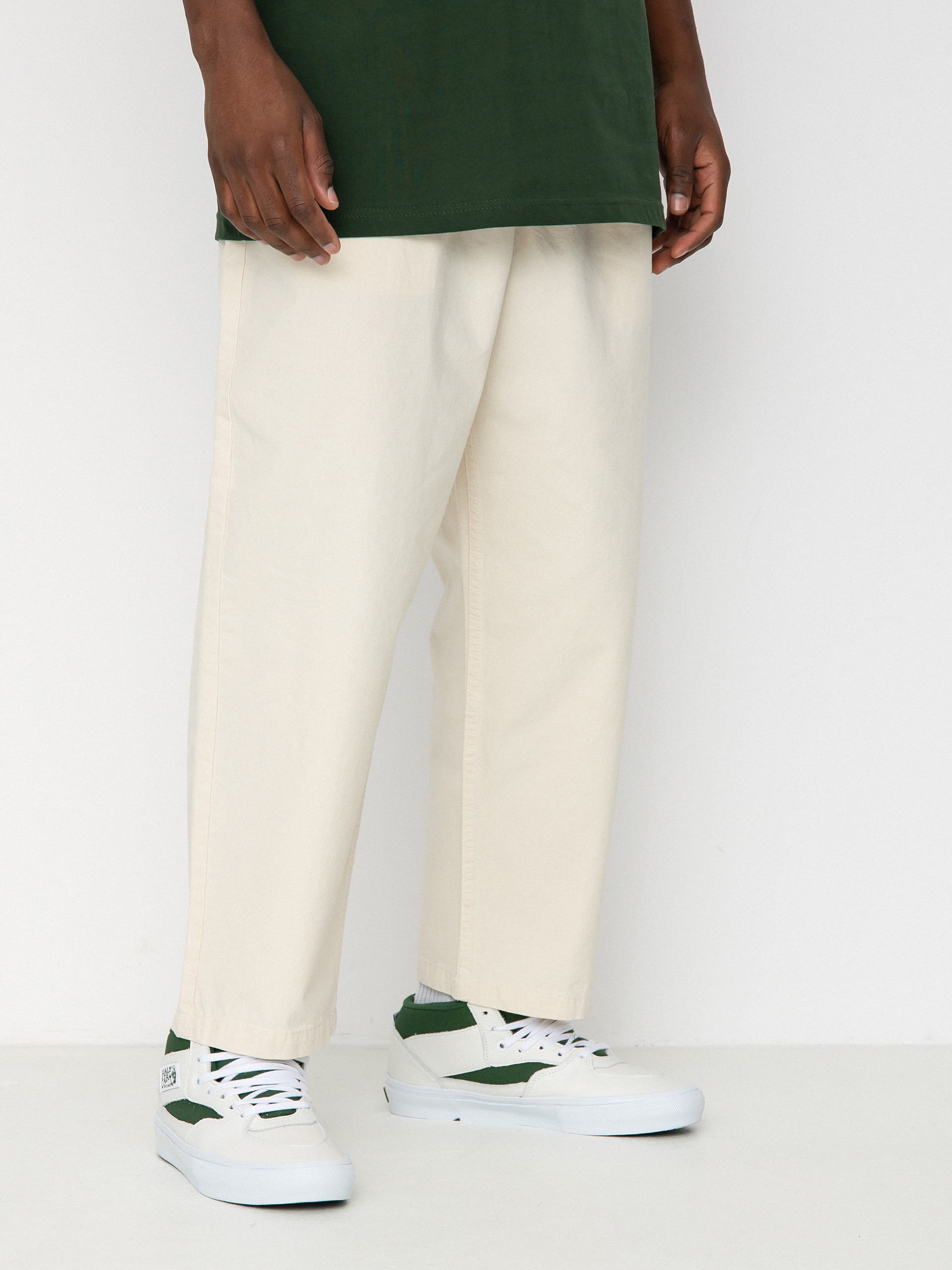 Vans Range Loose Cropped Elastic Waist Kisnadrág (natural cotton)