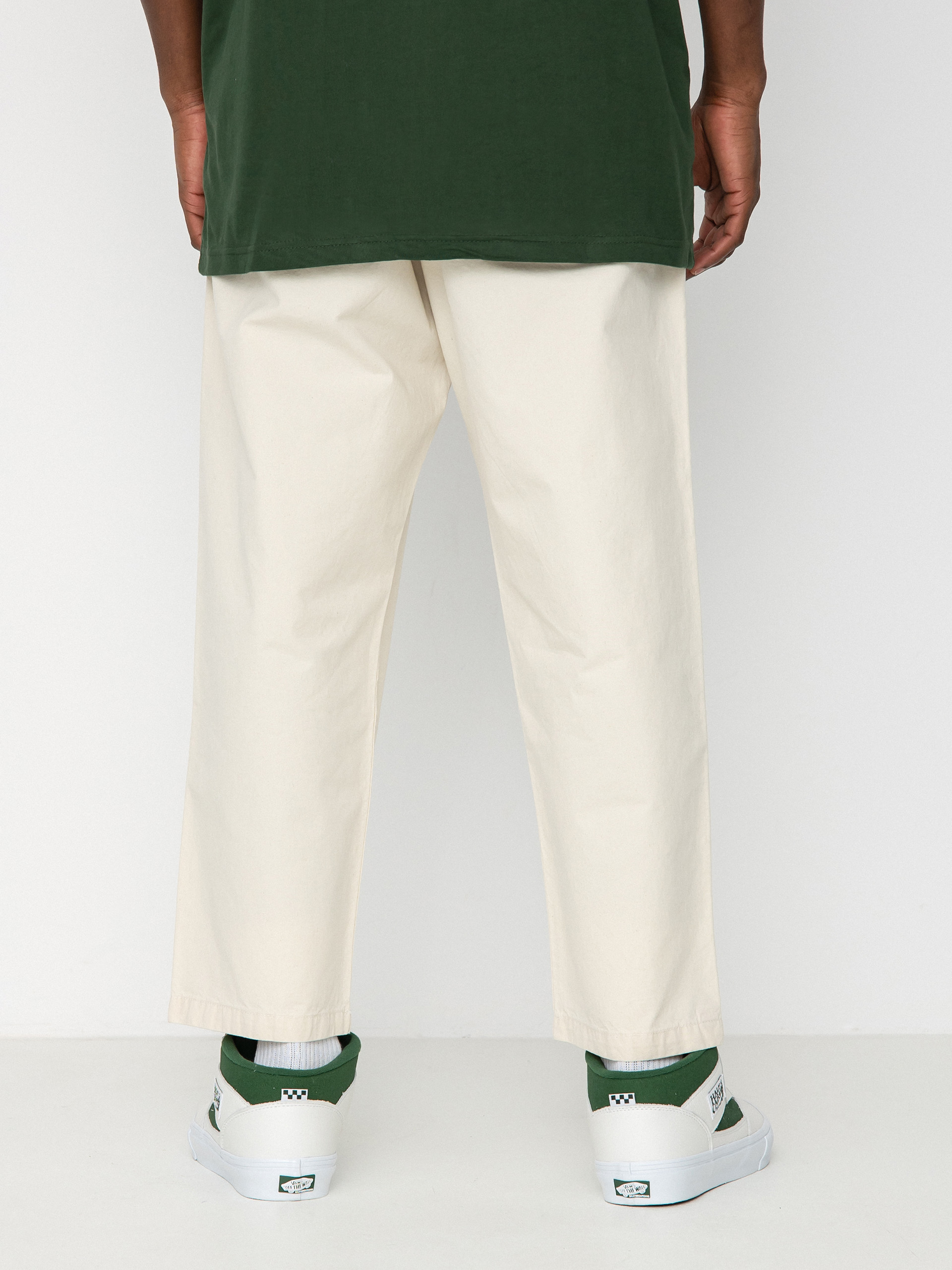 Vans Range Loose Cropped Elastic Waist Kisnadrág (natural cotton)