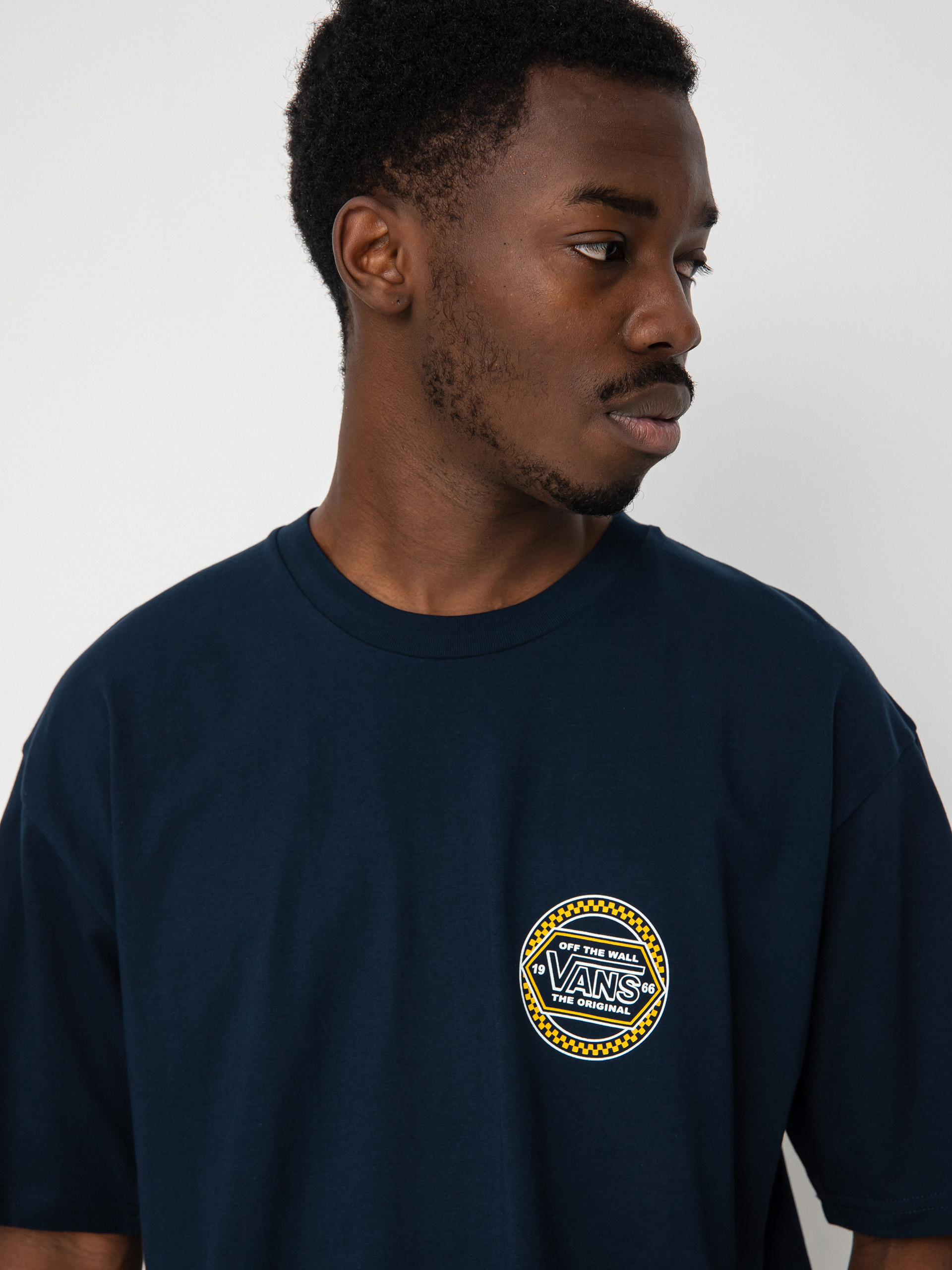 Vans Circle Checker Drop V póló (navy)