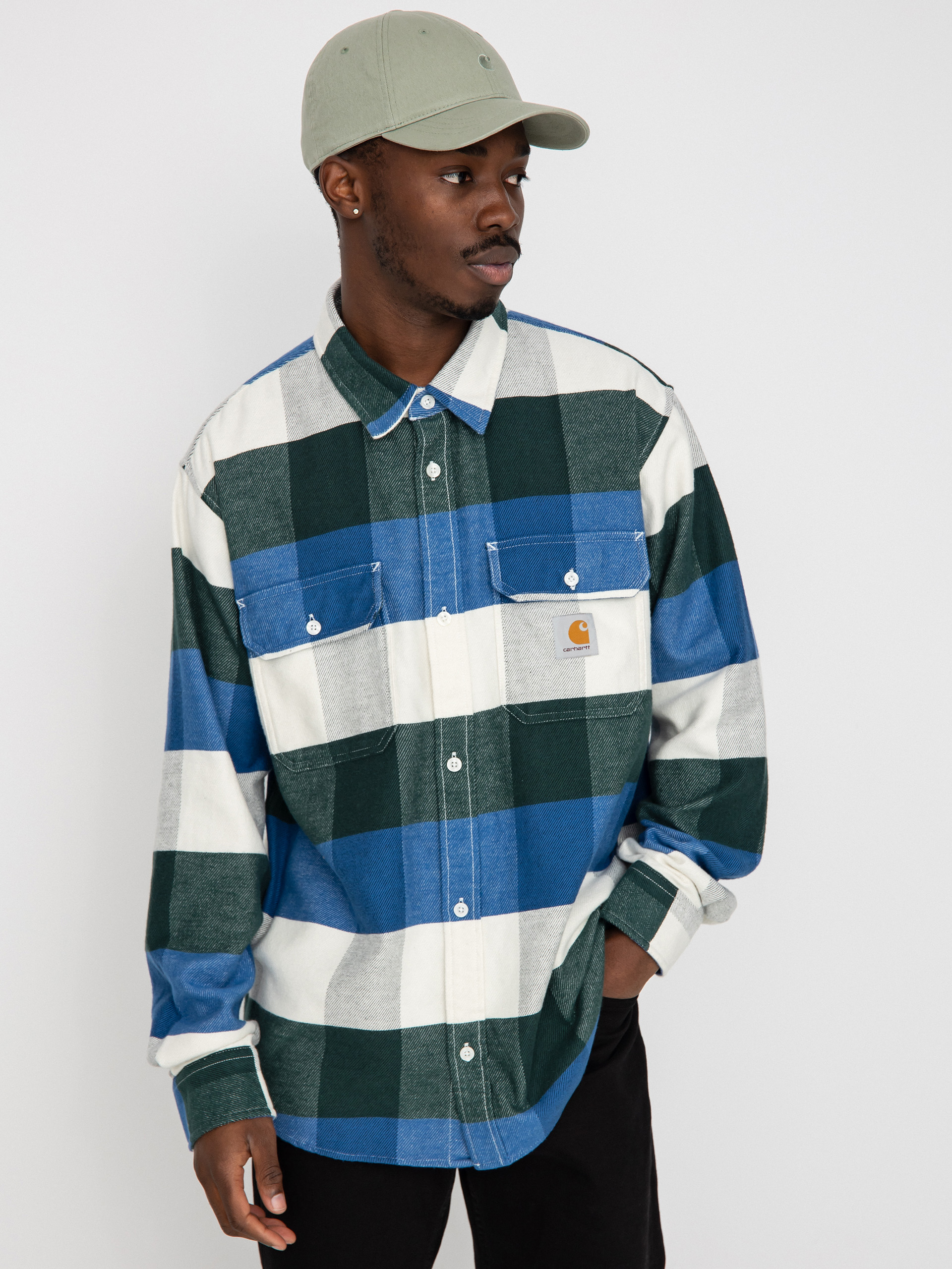 Carhartt WIP Lyman Ing (lyman check discovery green)