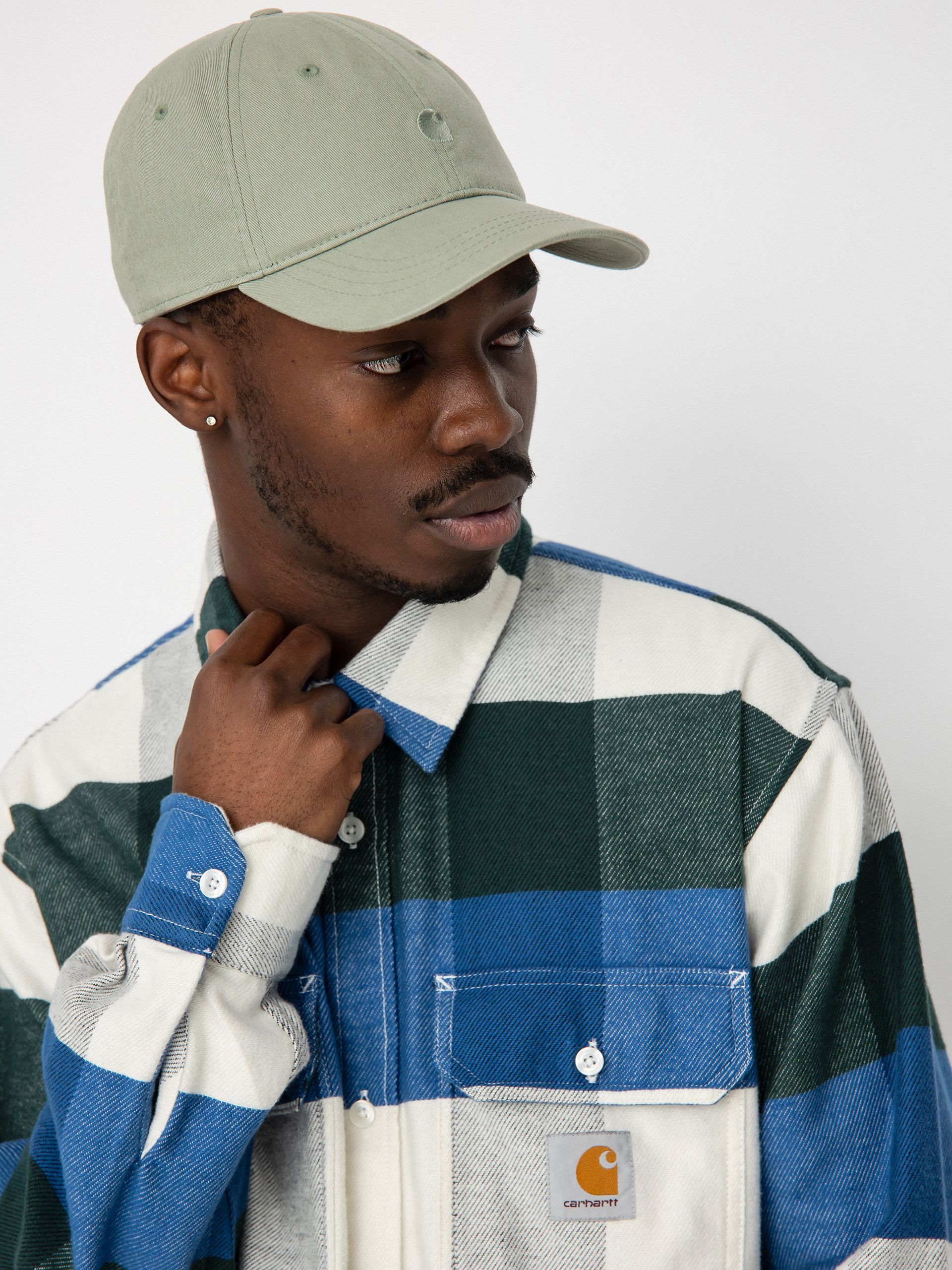 Carhartt WIP Lyman Ing (lyman check discovery green)