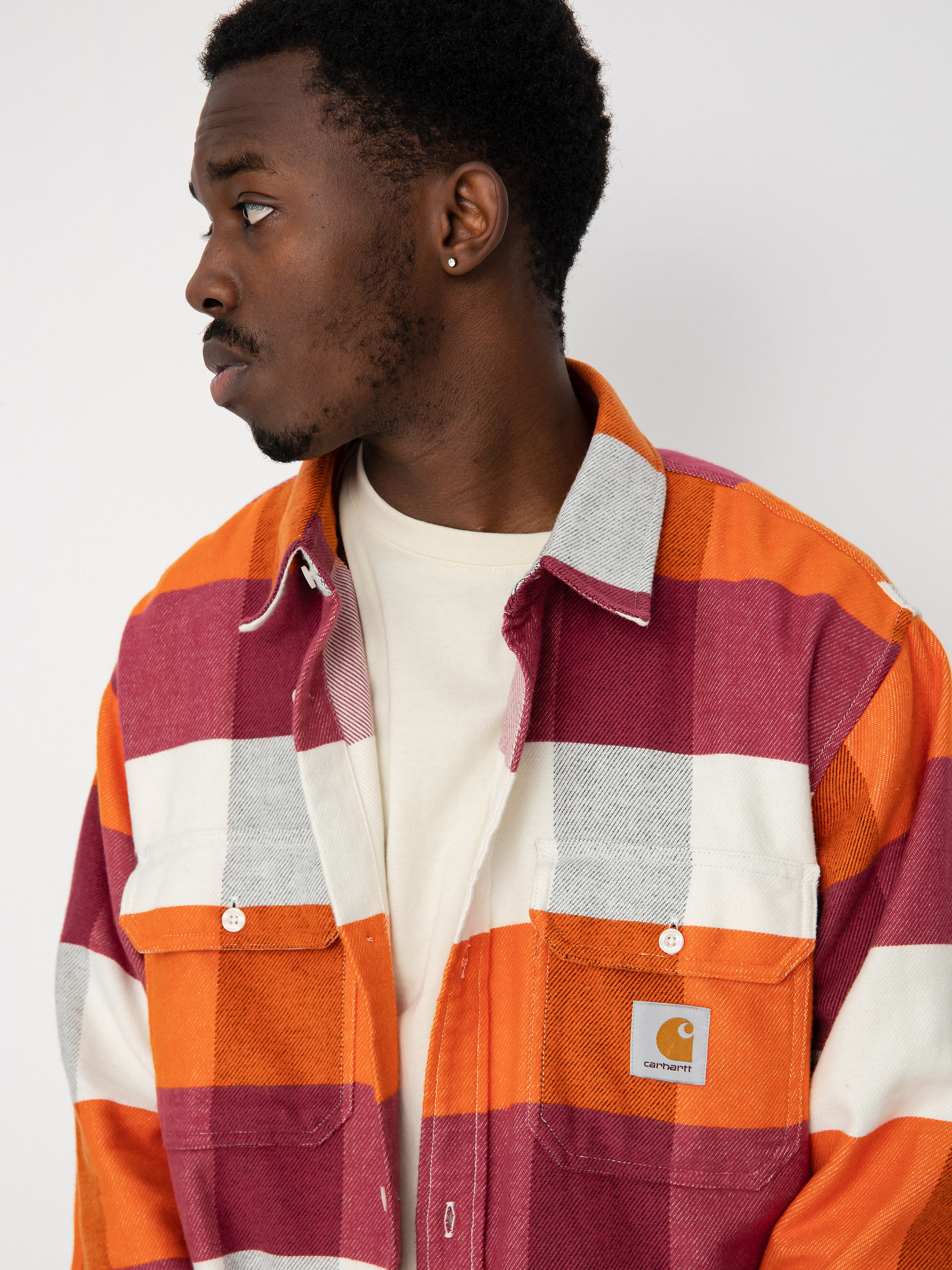 Carhartt WIP Lyman Ing (lyman check kumquat)