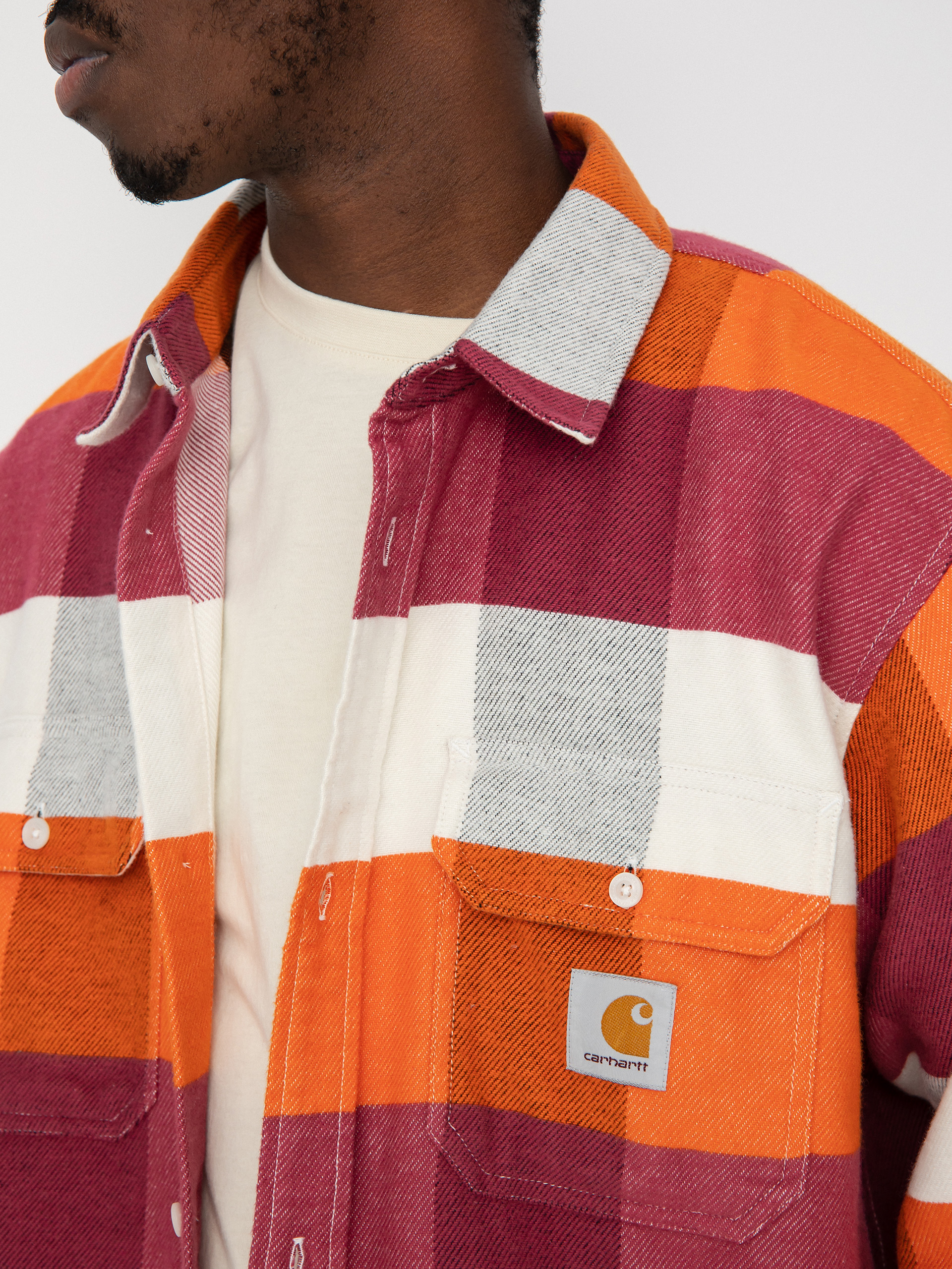 Carhartt WIP Lyman Ing (lyman check kumquat)