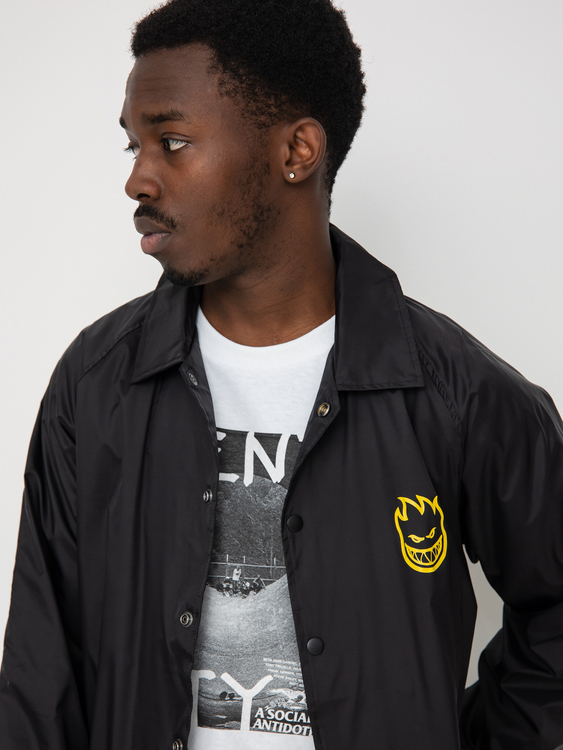Spitfire Classic Vortex Dzseki (black w/yellow prints)