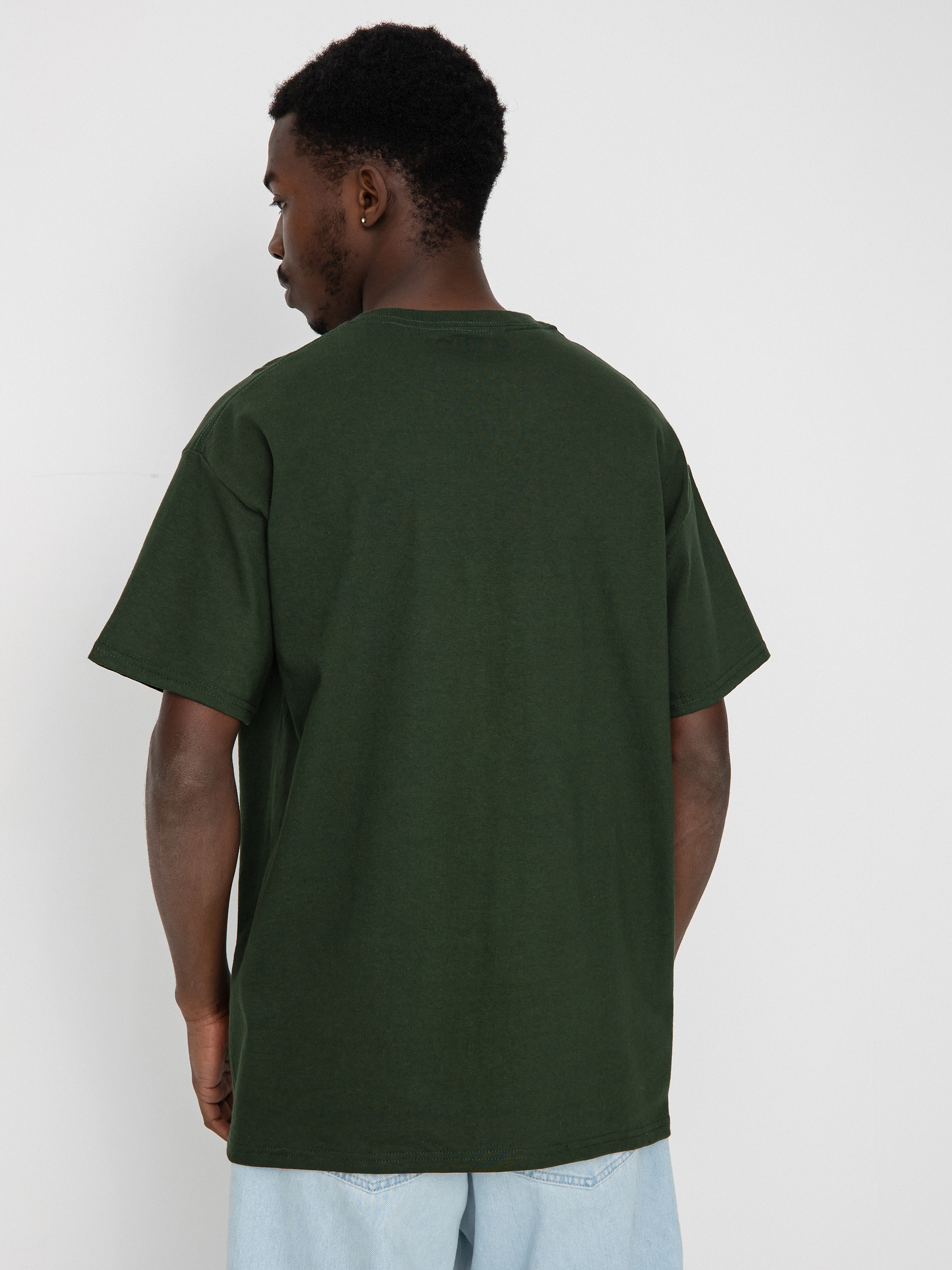 Spitfire Lil Bighead Fill póló (forest green w/gold & red print)