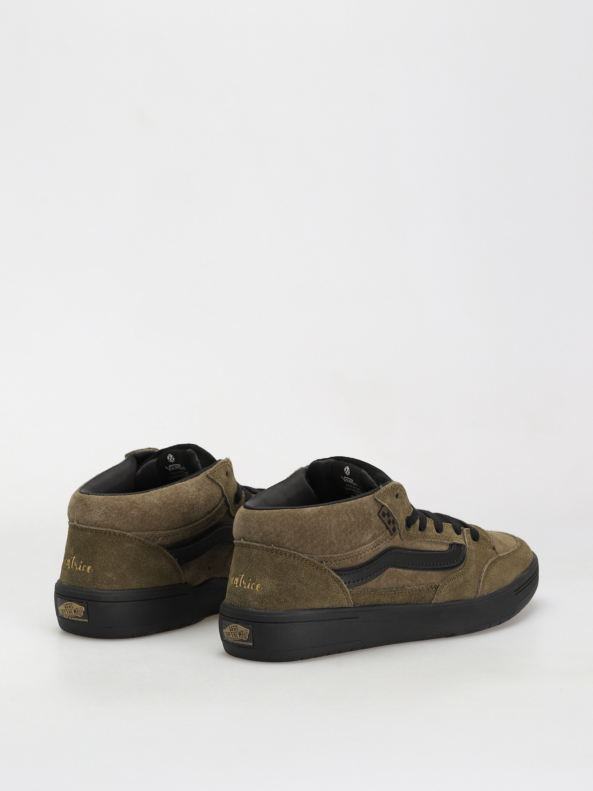 Vans Zahba Mid X Beatrice Domond Cipők (dark olive)