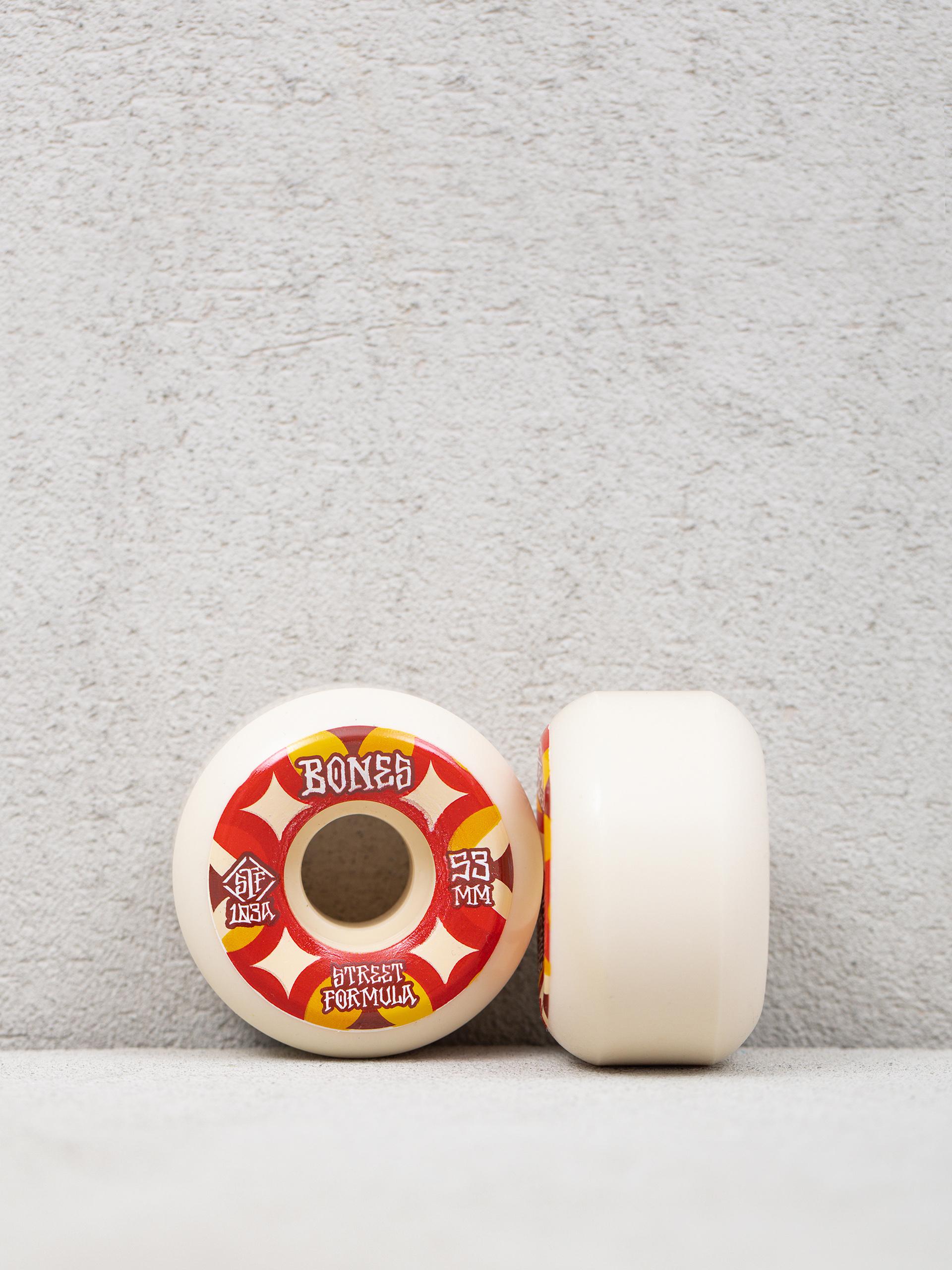 Bones Retros STF V5 Sidecut 103A Gördeszka kerék (white/red)