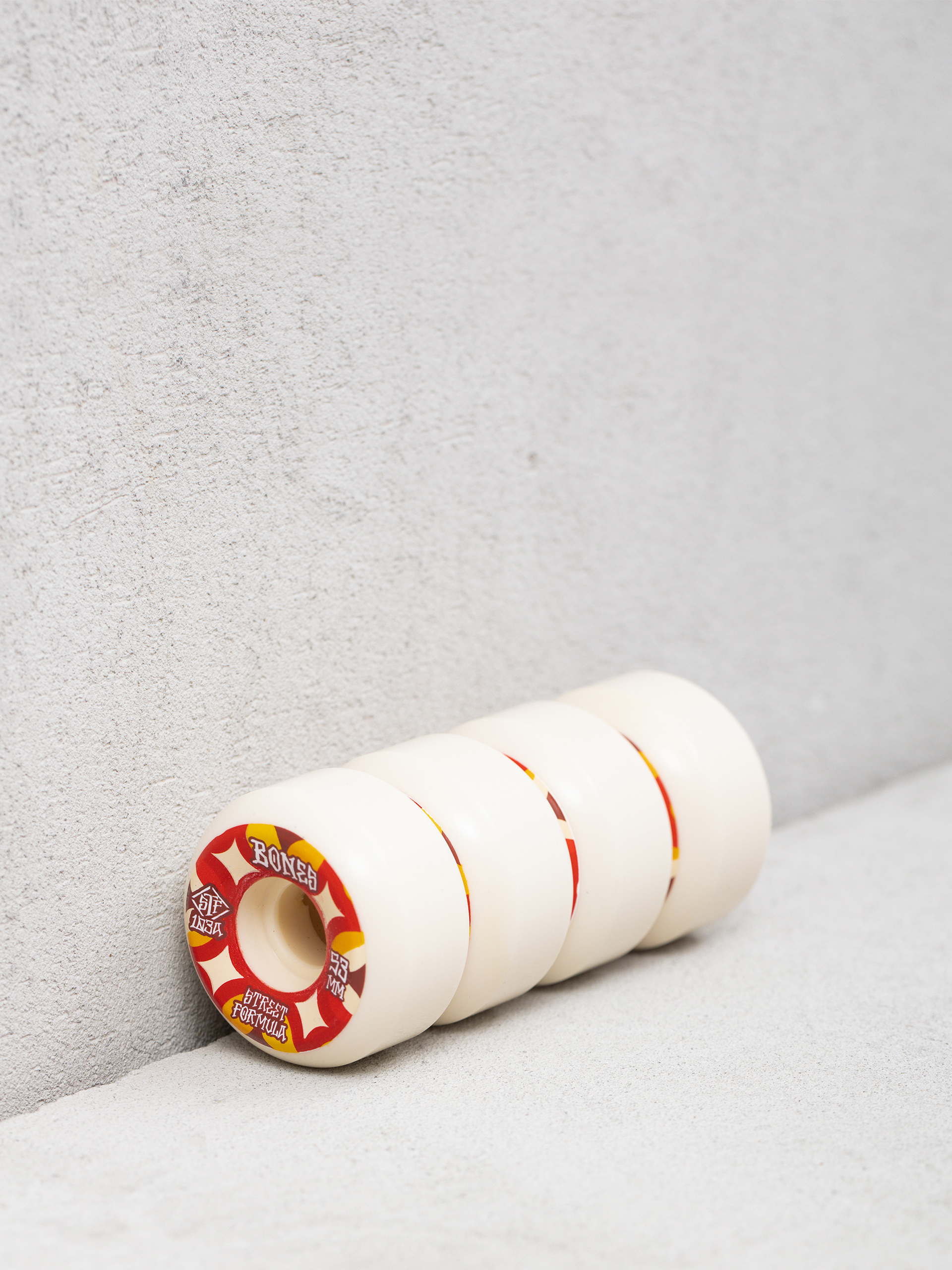 Bones Retros STF V5 Sidecut 103A Gördeszka kerék (white/red)