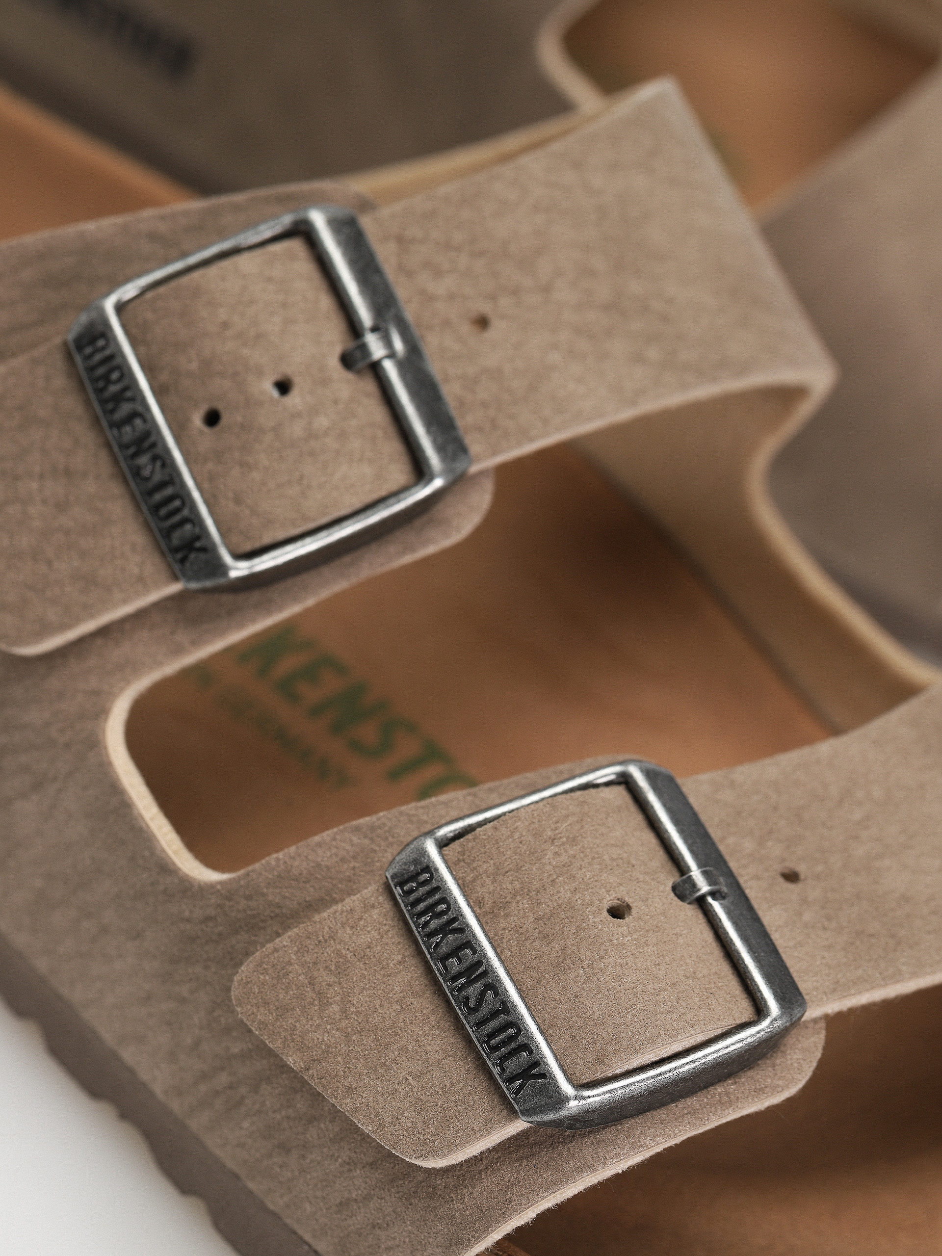 Birkenstock Arizona Microfibre Regular Flip-flop papucsok (desert dust gray taupe)