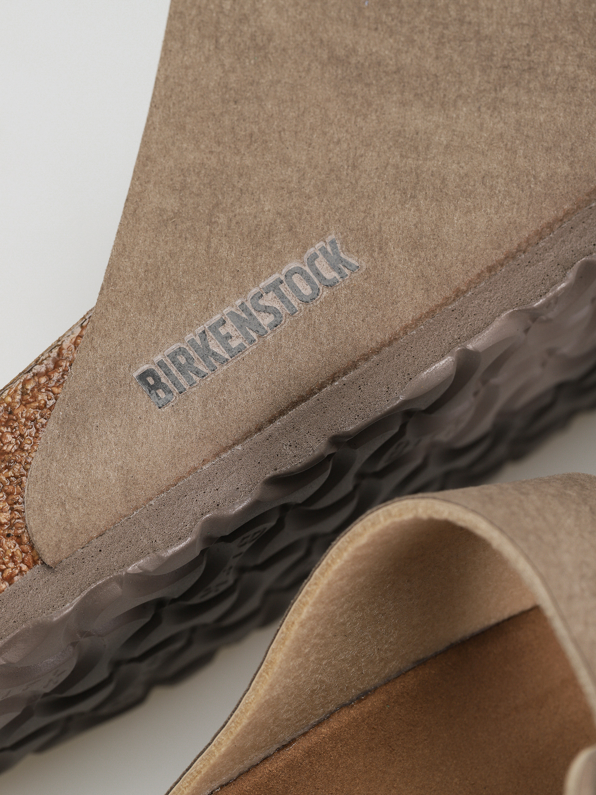 Birkenstock Arizona Microfibre Regular Flip-flop papucsok (desert dust gray taupe)