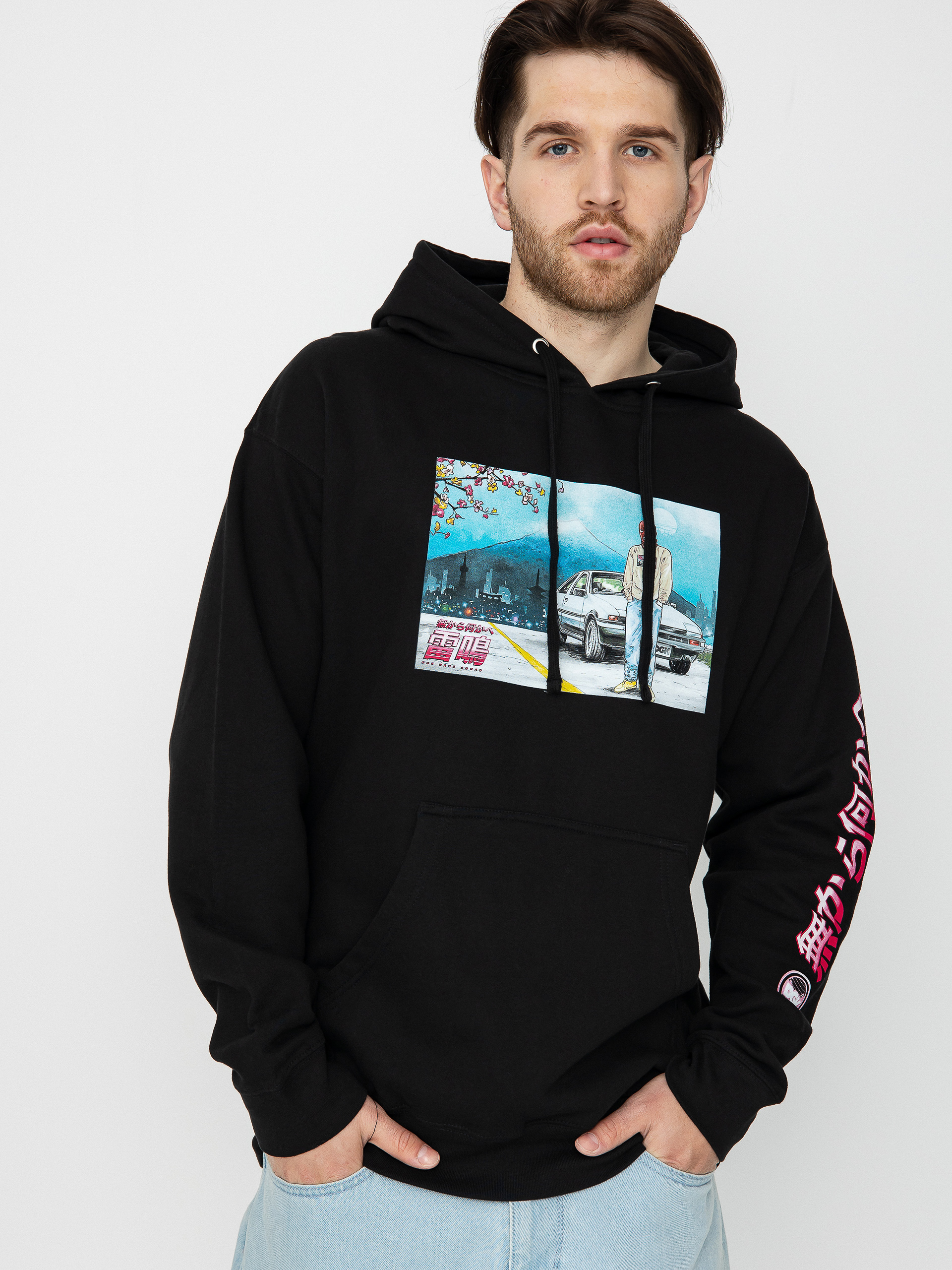 DGK Hachi Roku HD Kapucnis pulóver (black)