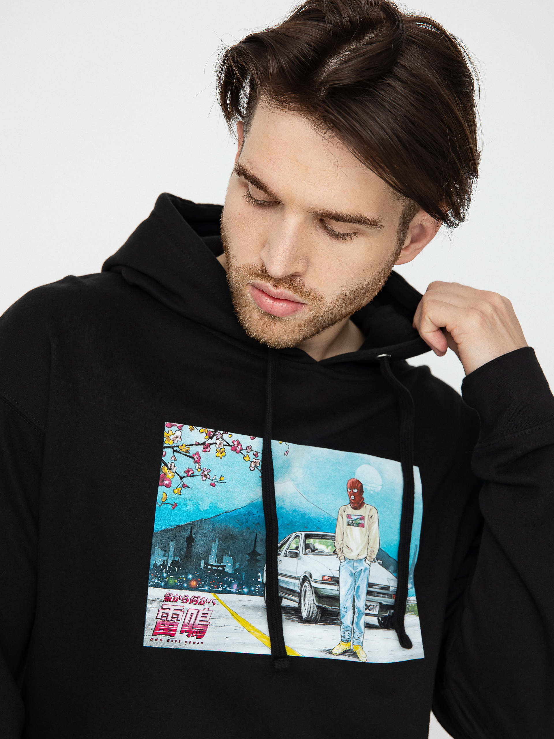 DGK Hachi Roku HD Kapucnis pulóver (black)