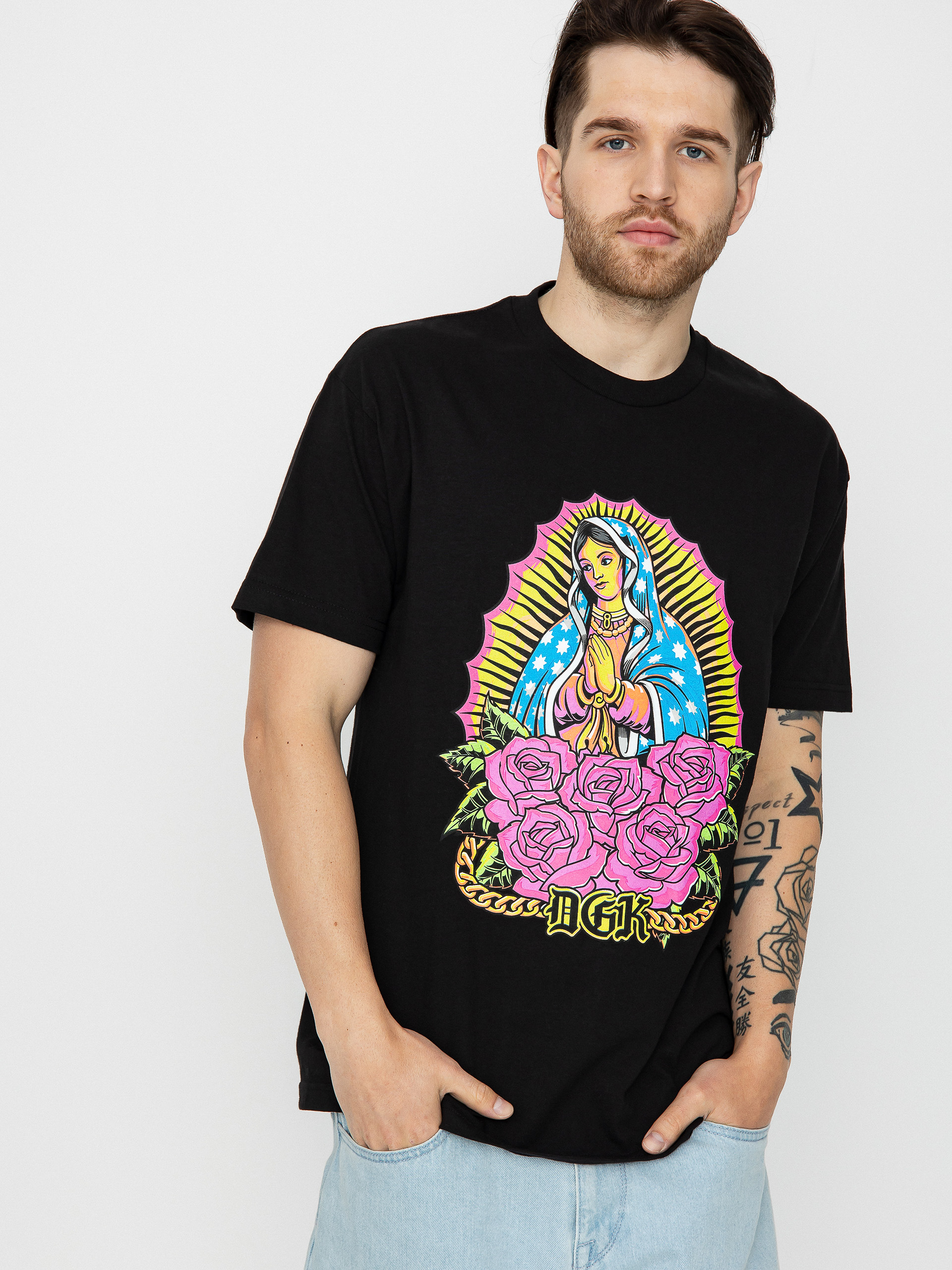 DGK Day Glo póló (black)