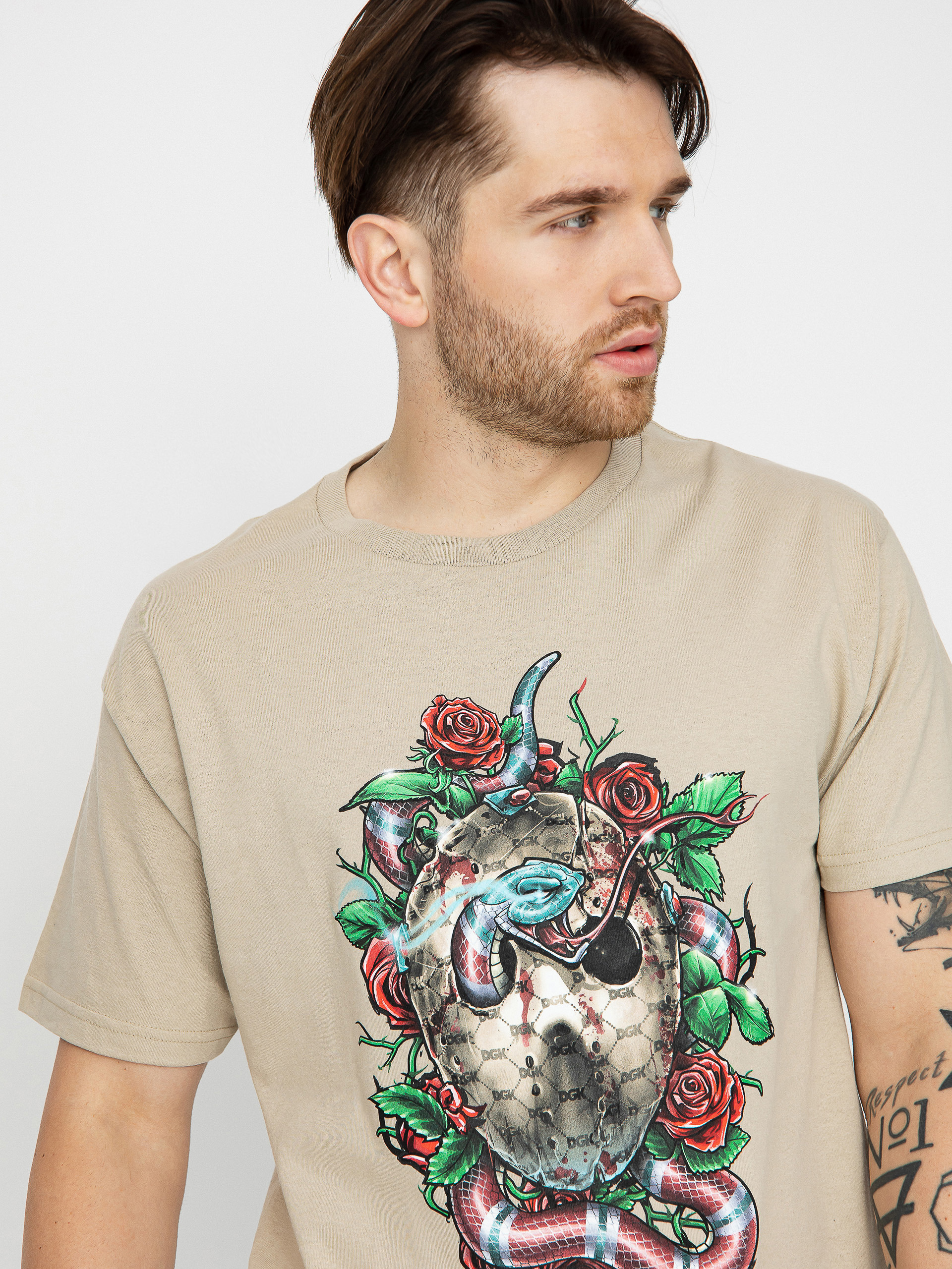 DGK Serpent póló (sand)