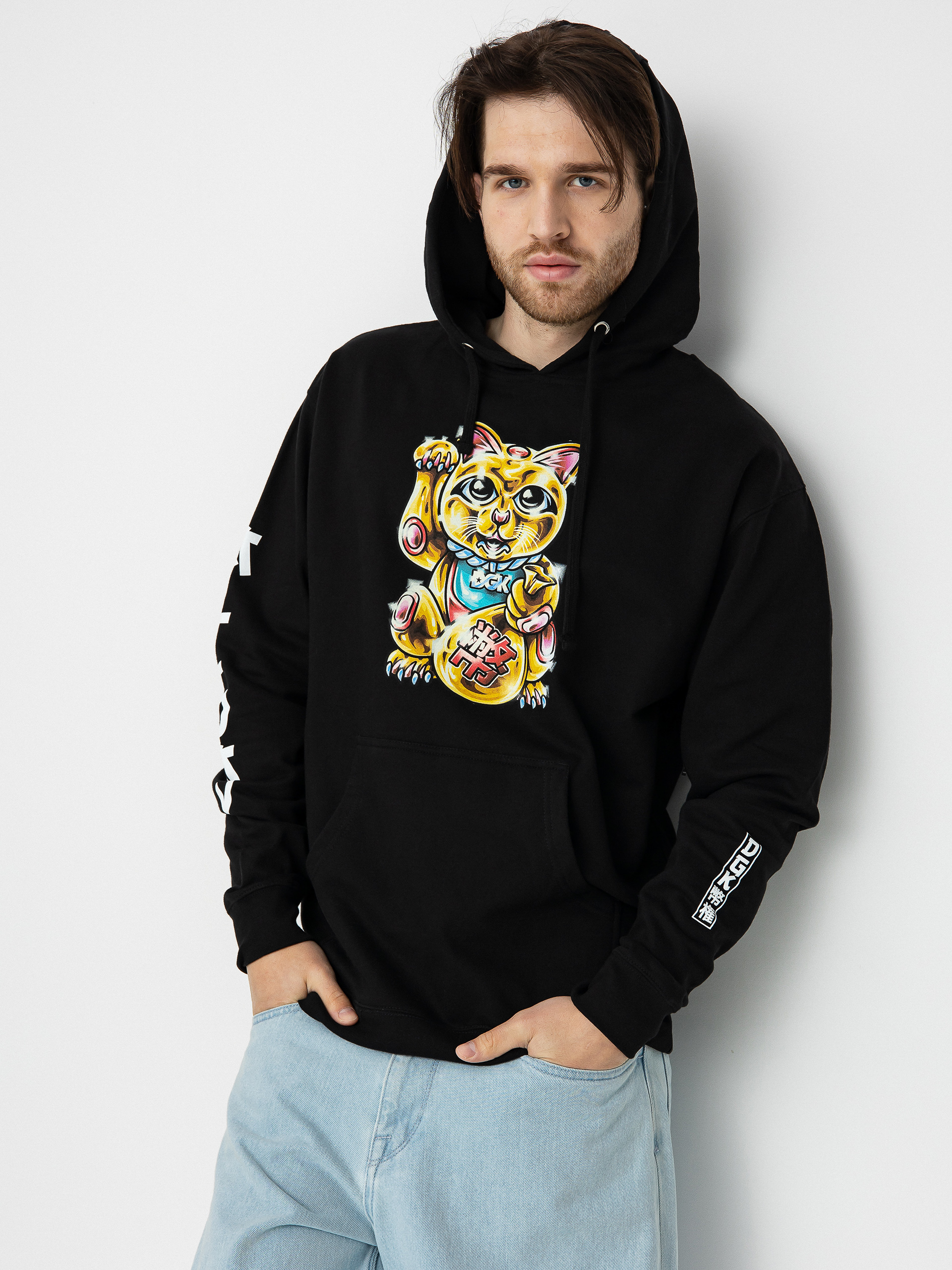 DGK Golden Cat HD Kapucnis pulóver (black)