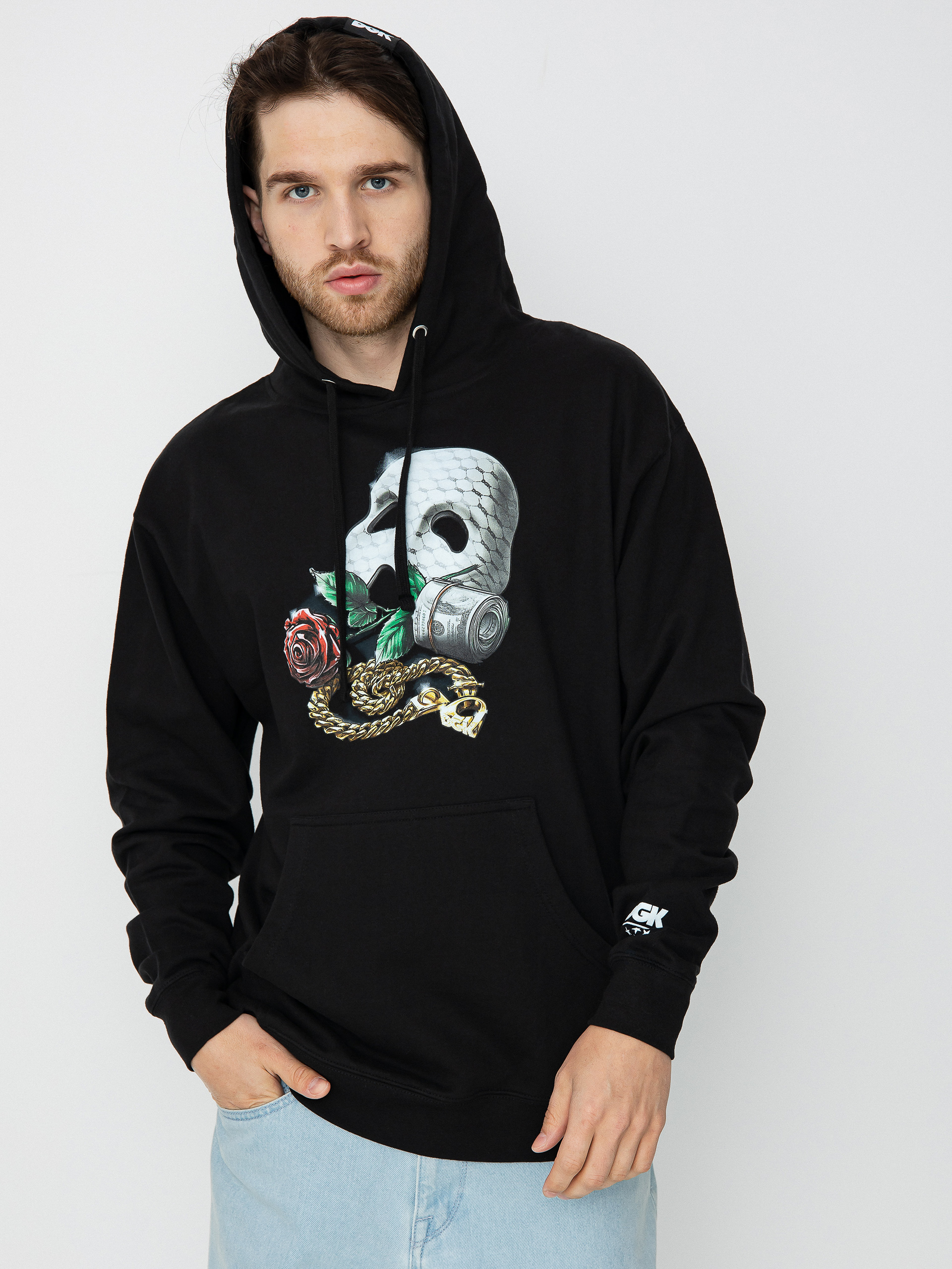 DGK Phantom HD Kapucnis pulóver (black)