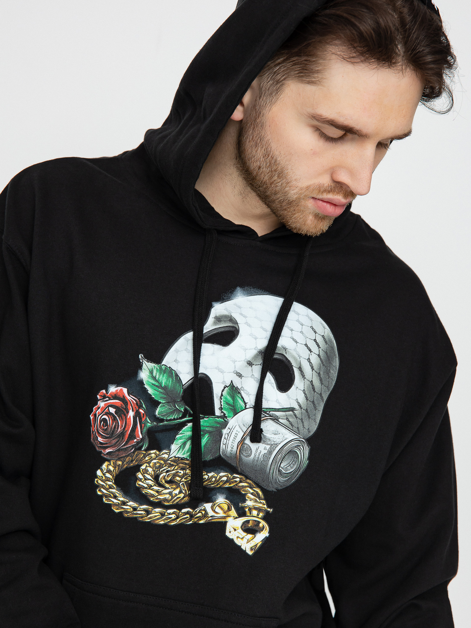 DGK Phantom HD Kapucnis pulóver (black)