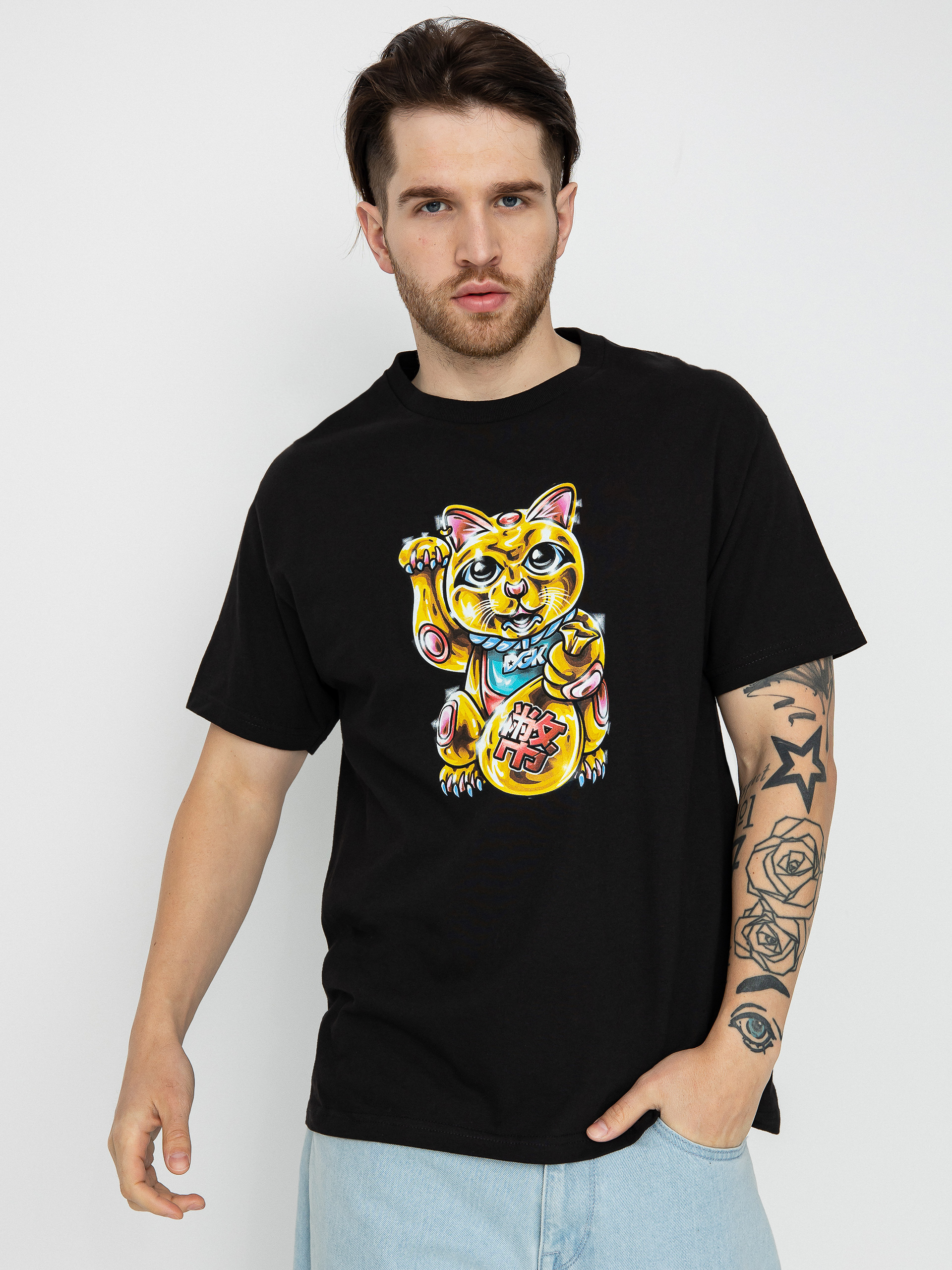 DGK Golden Cat póló (black)