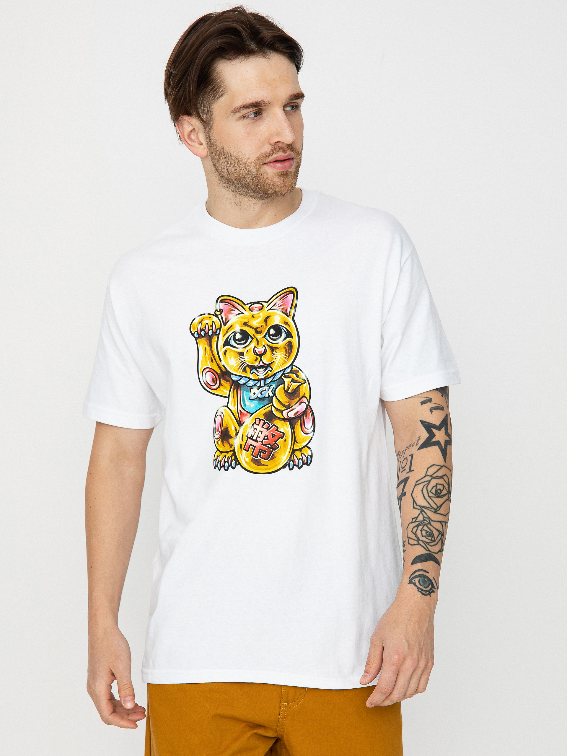 DGK Golden Cat póló (white)