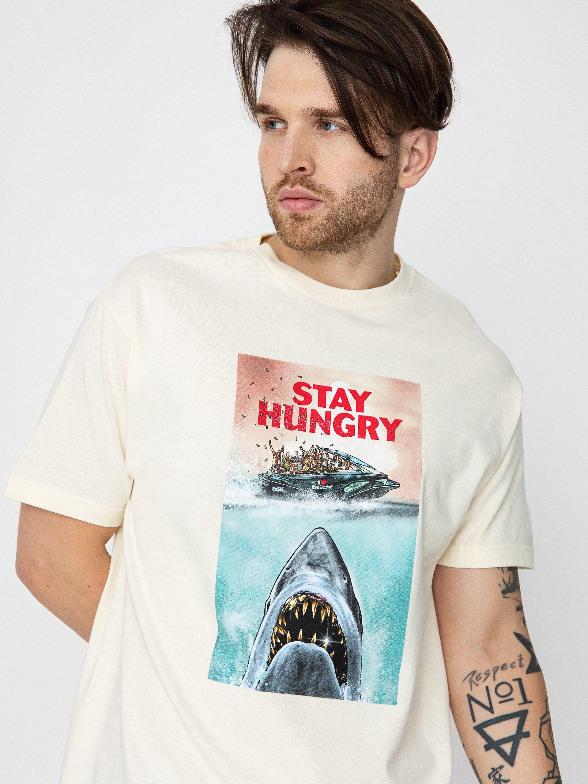 DGK Predator póló (cream)